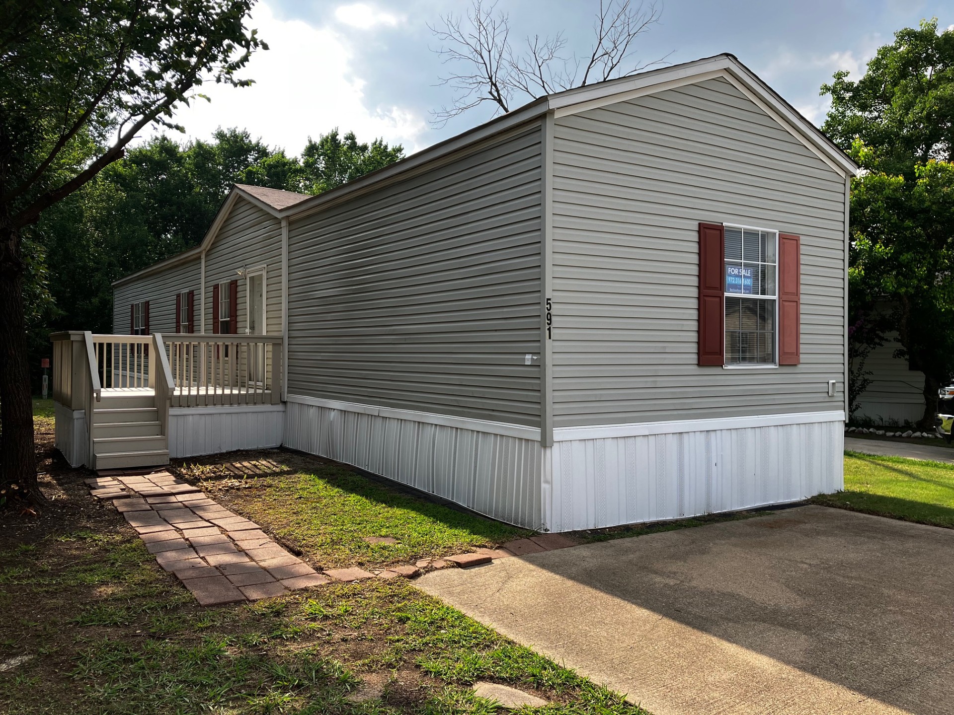 A photo of the home