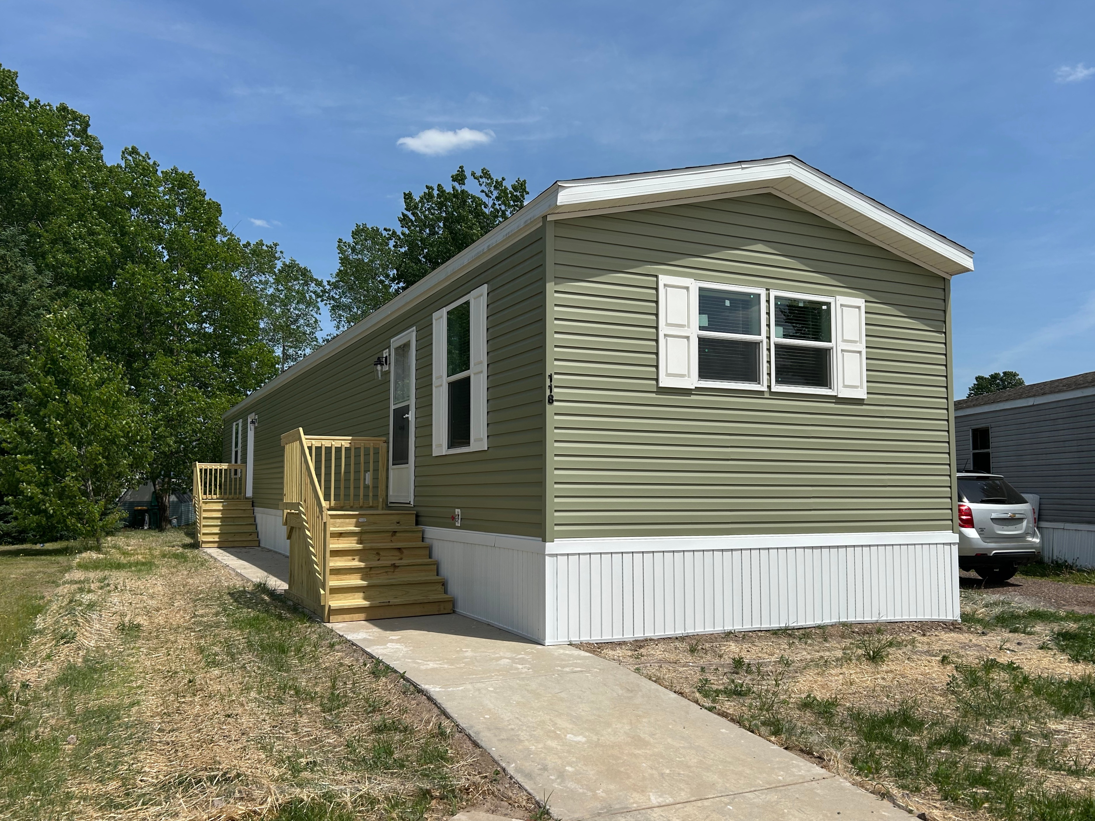 A photo of the home