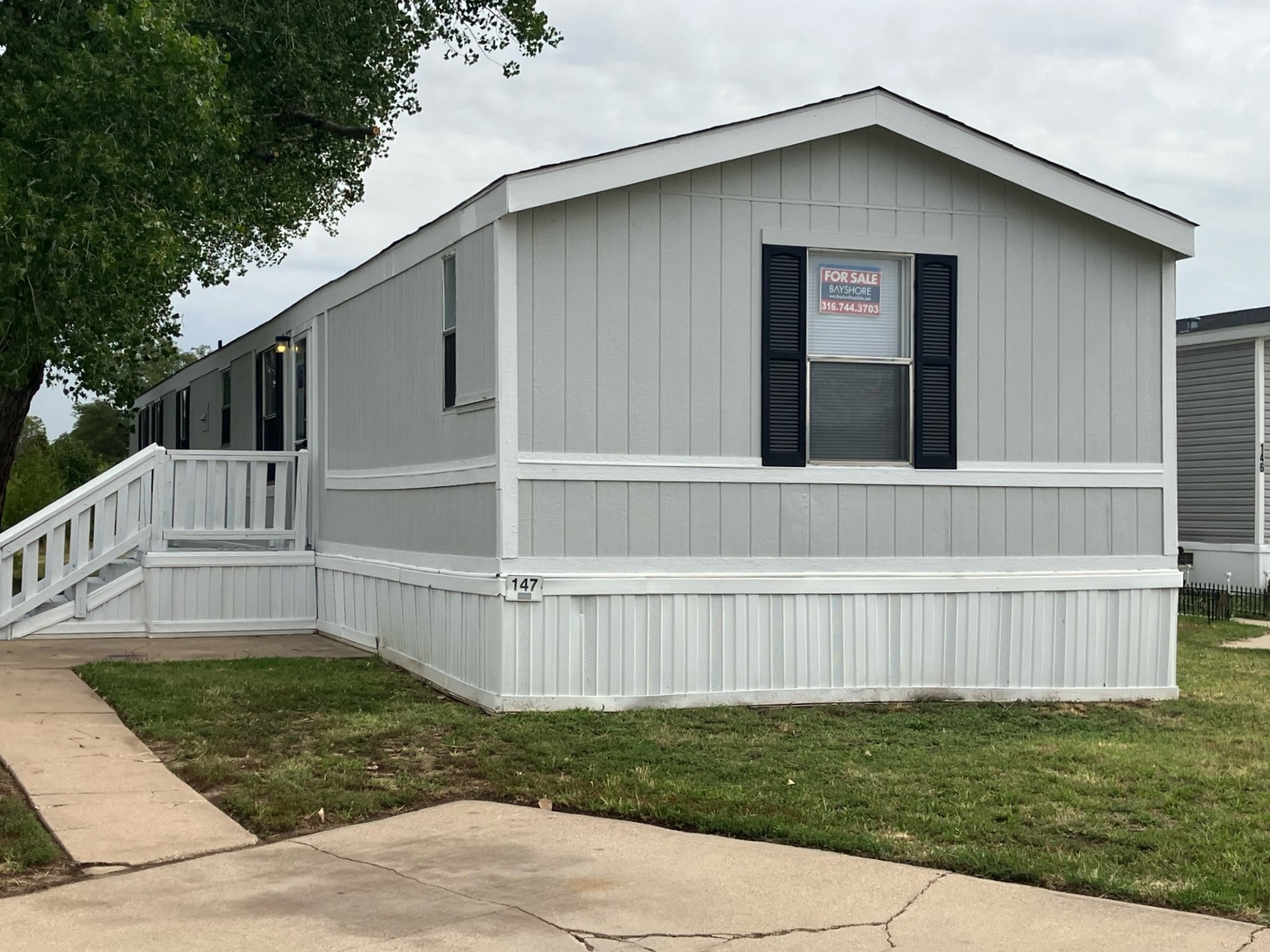 A photo of the home