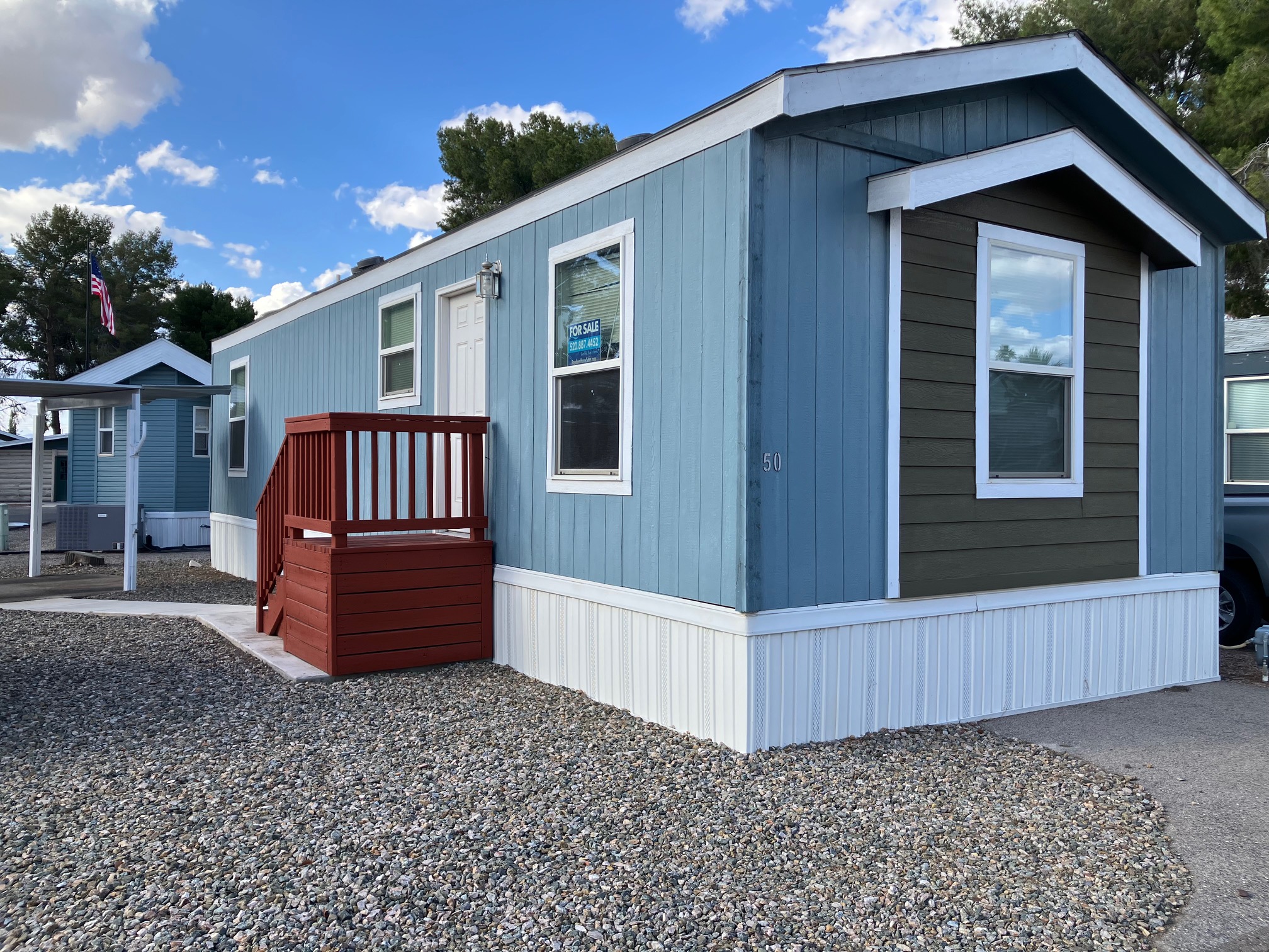 A photo of the home