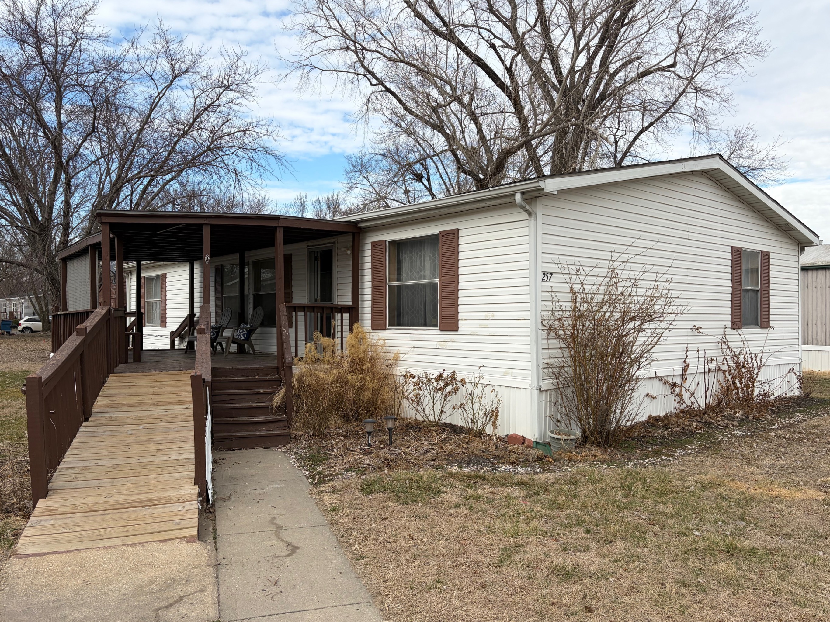 A photo of the home
