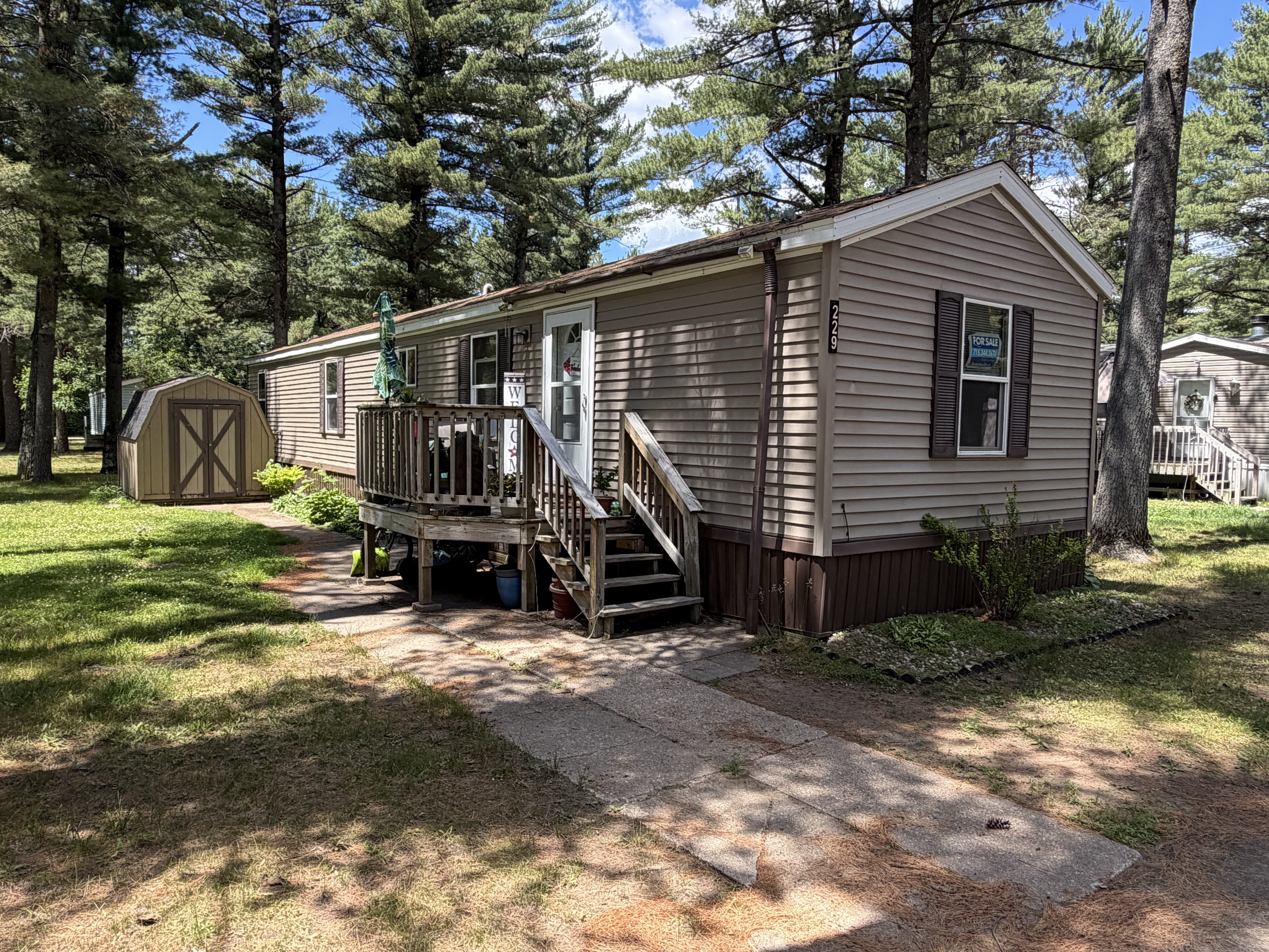 A photo of the home