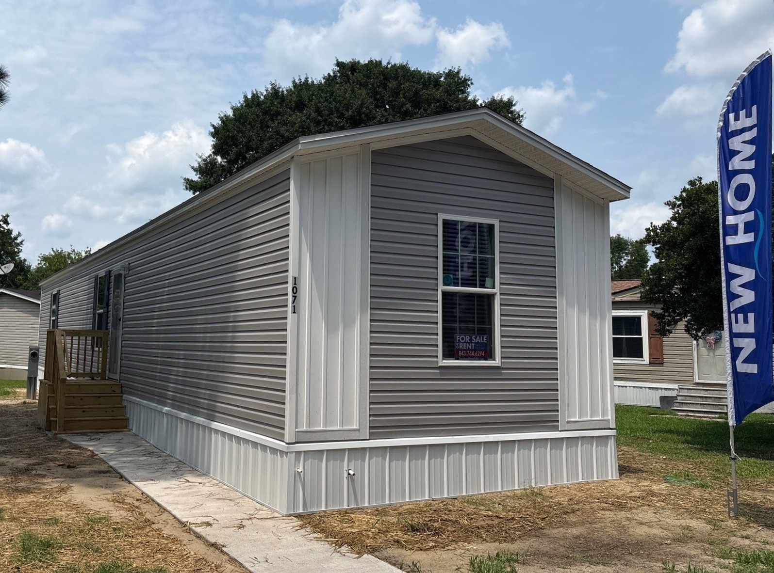 A photo of the home