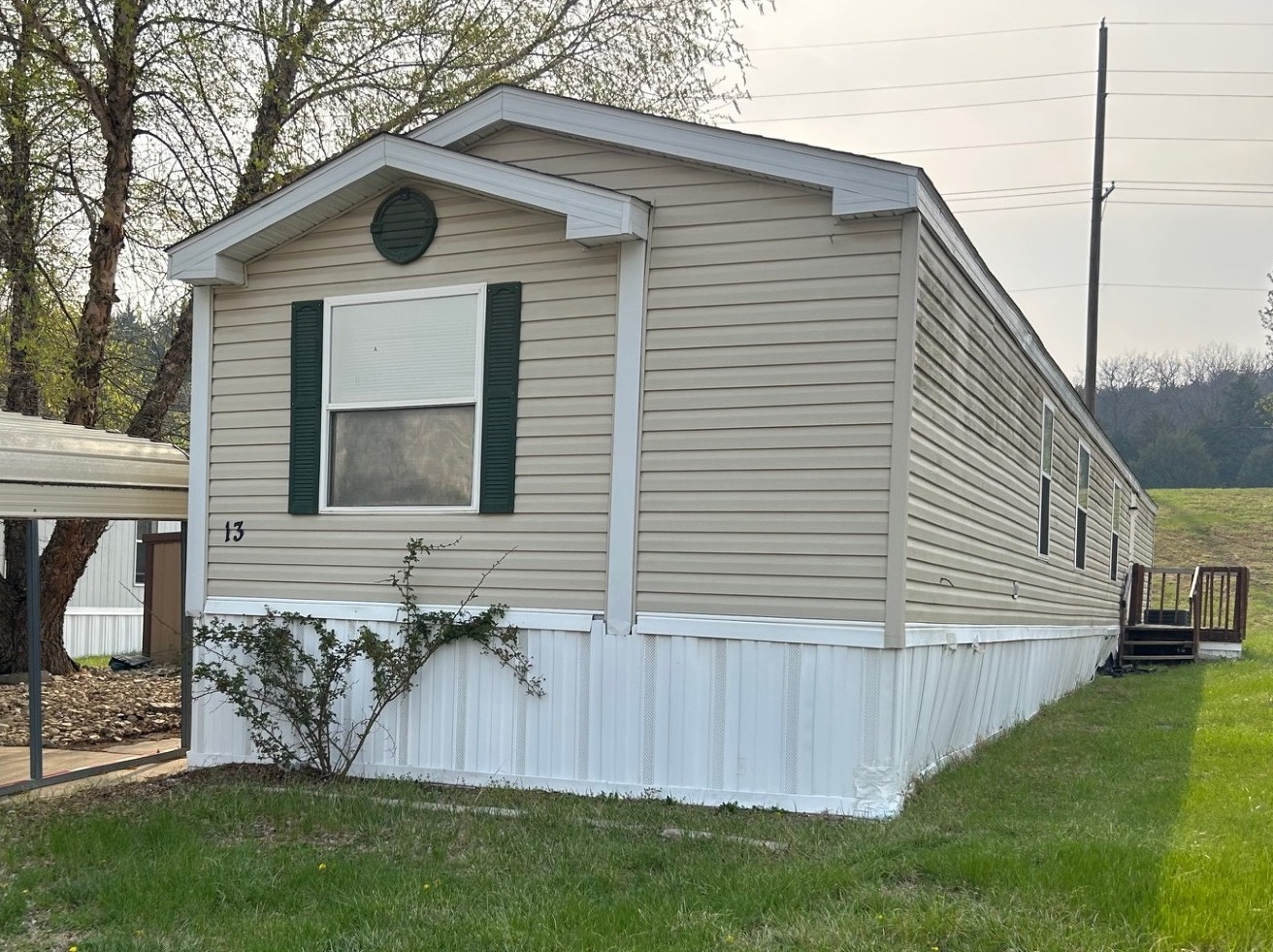 A photo of the home