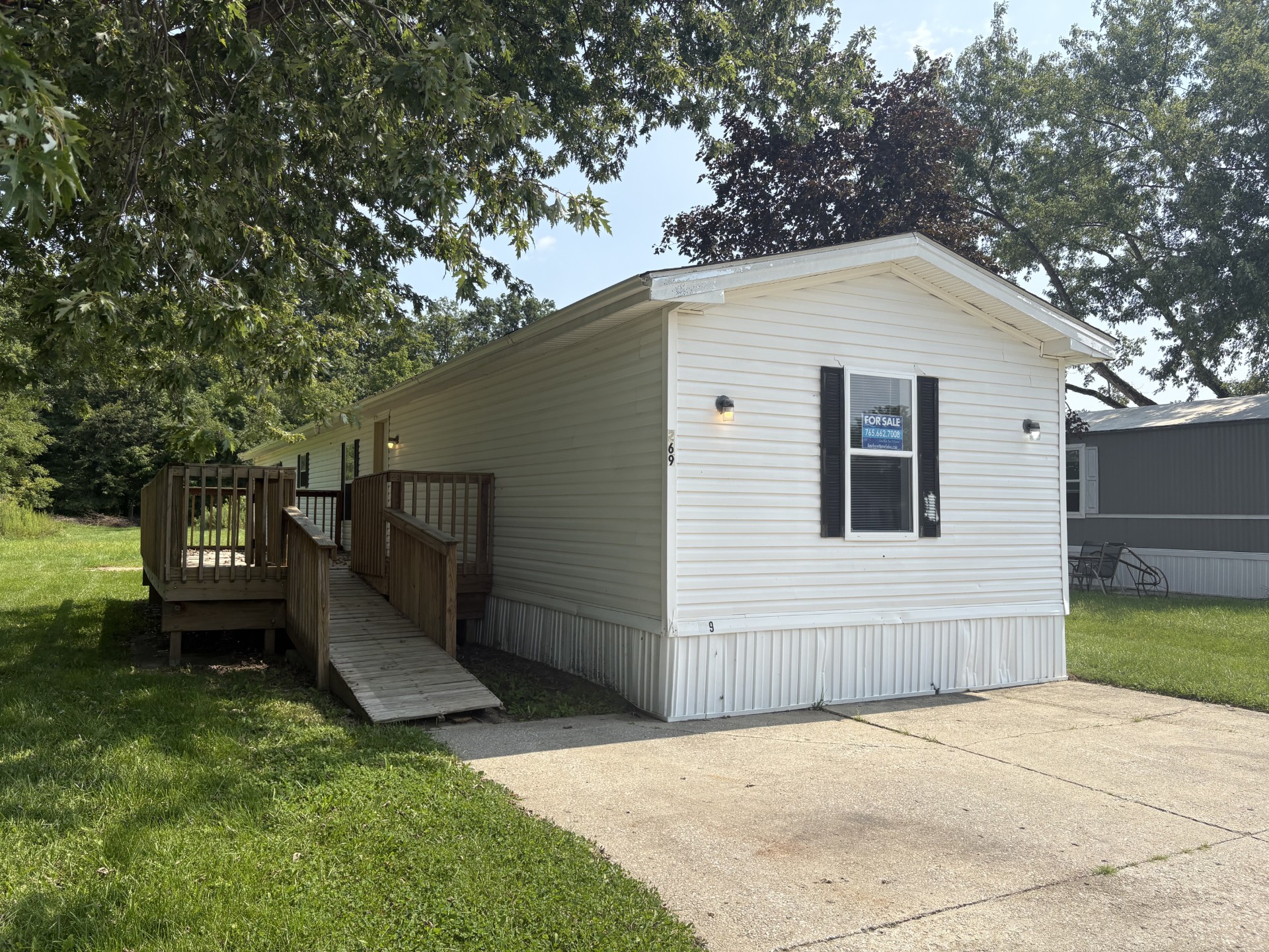 A photo of the home