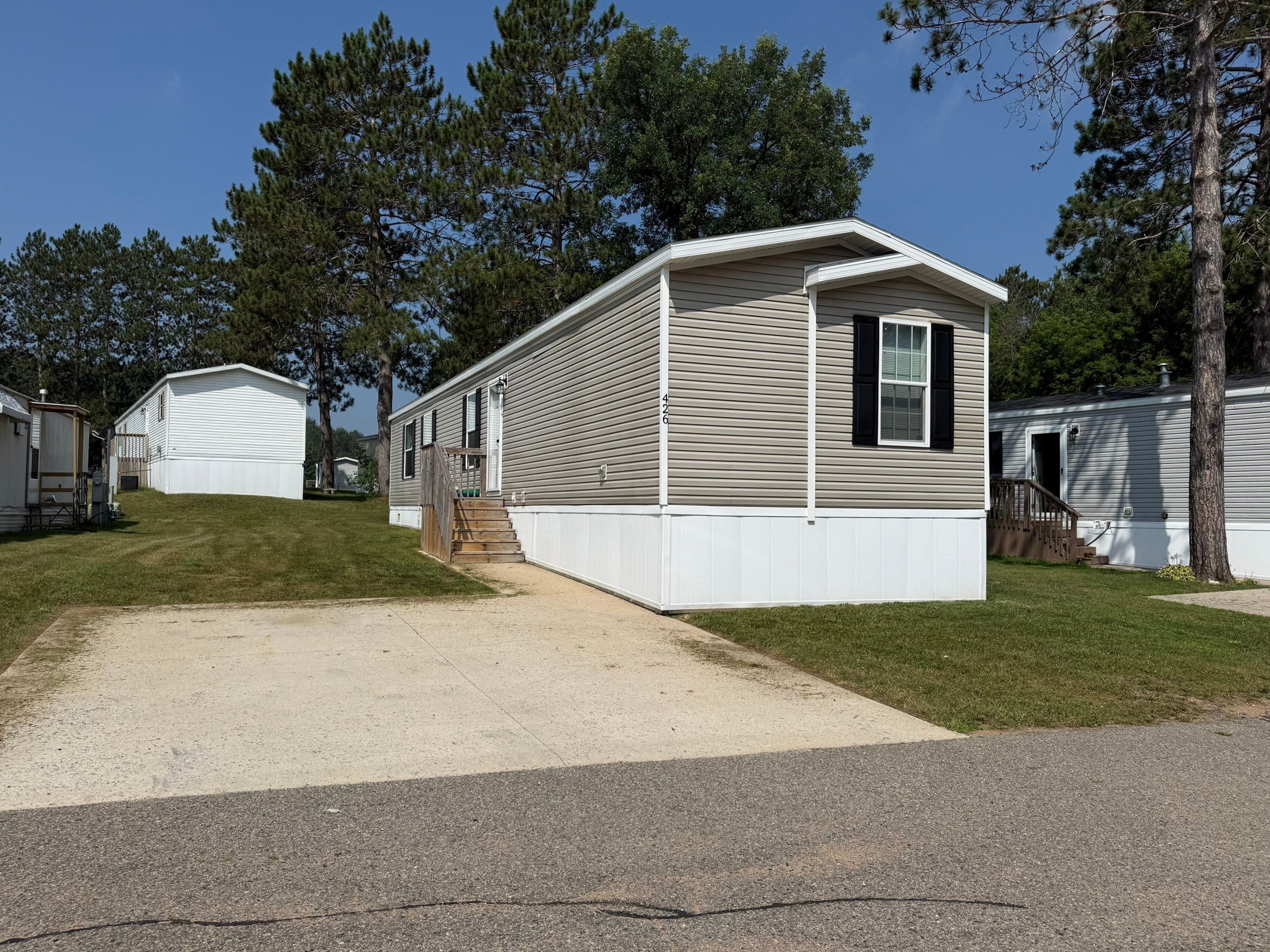 A photo of the home