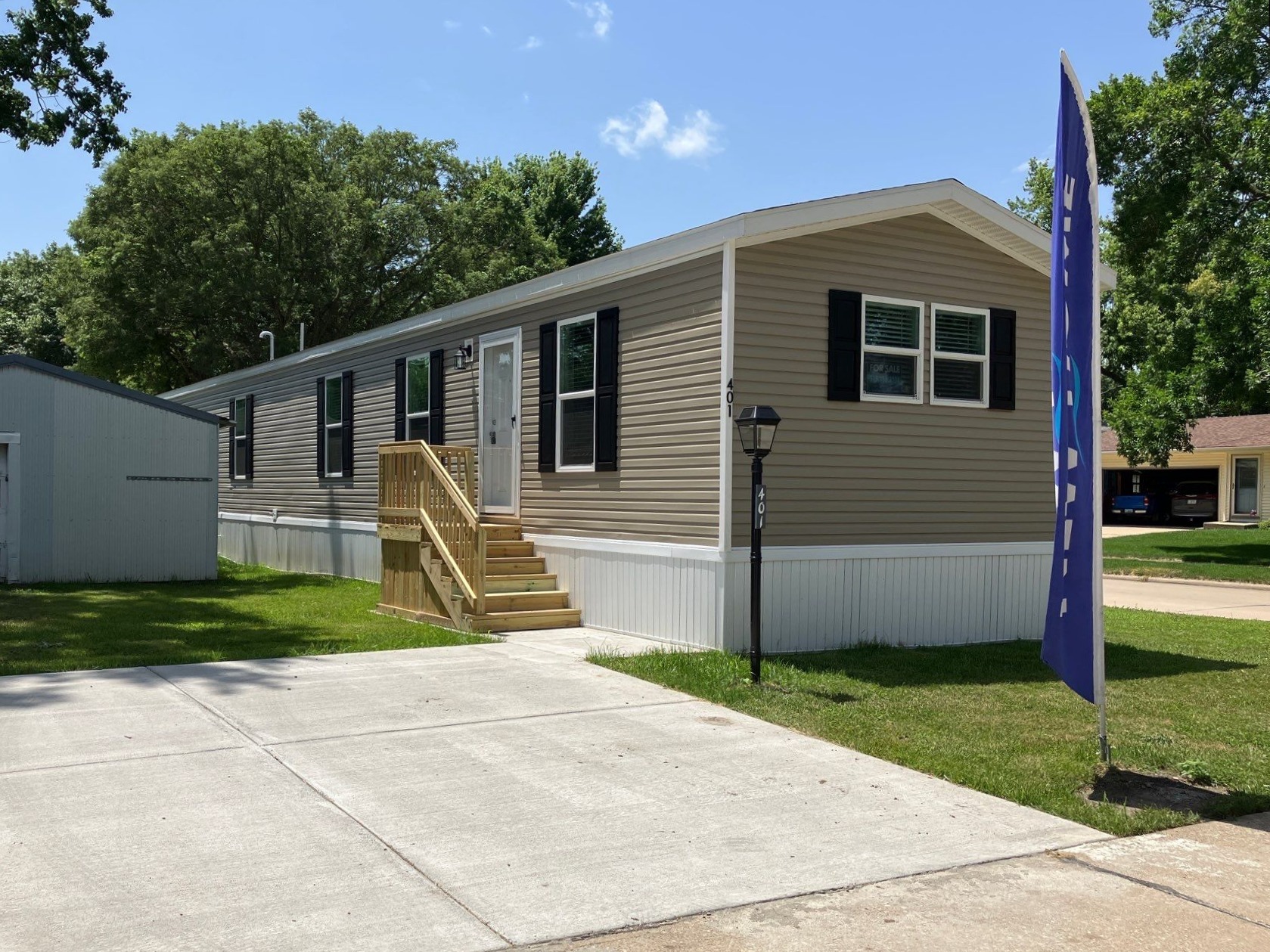 A photo of the home