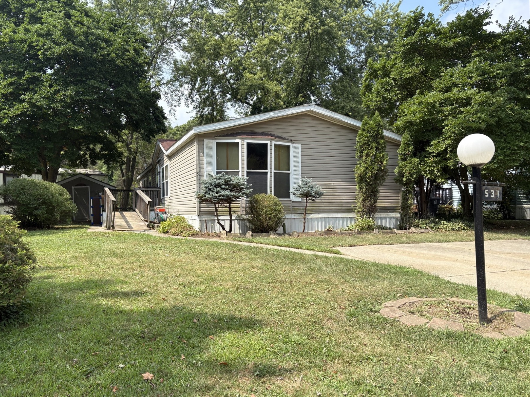 A photo of the home