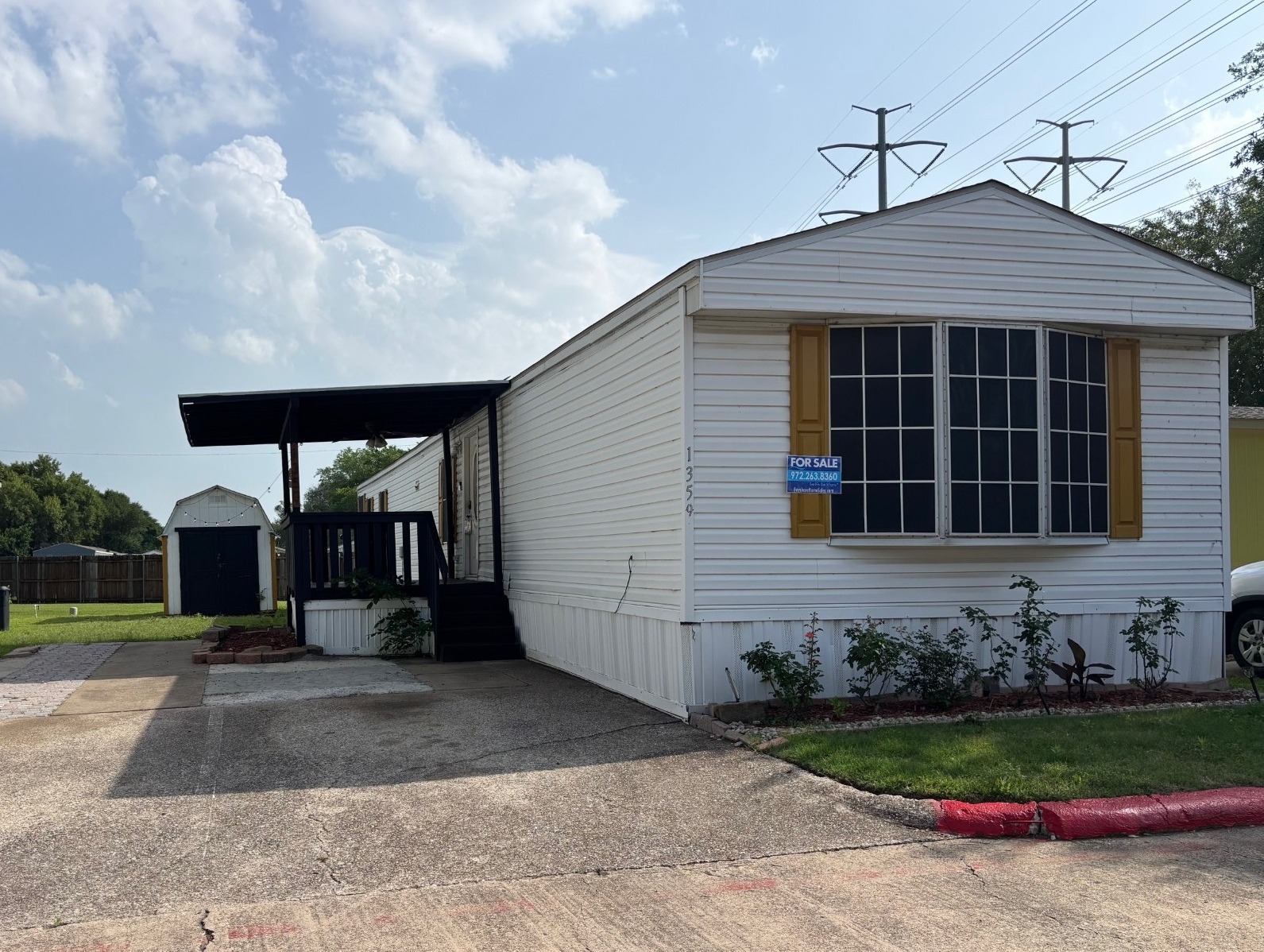 A photo of the home