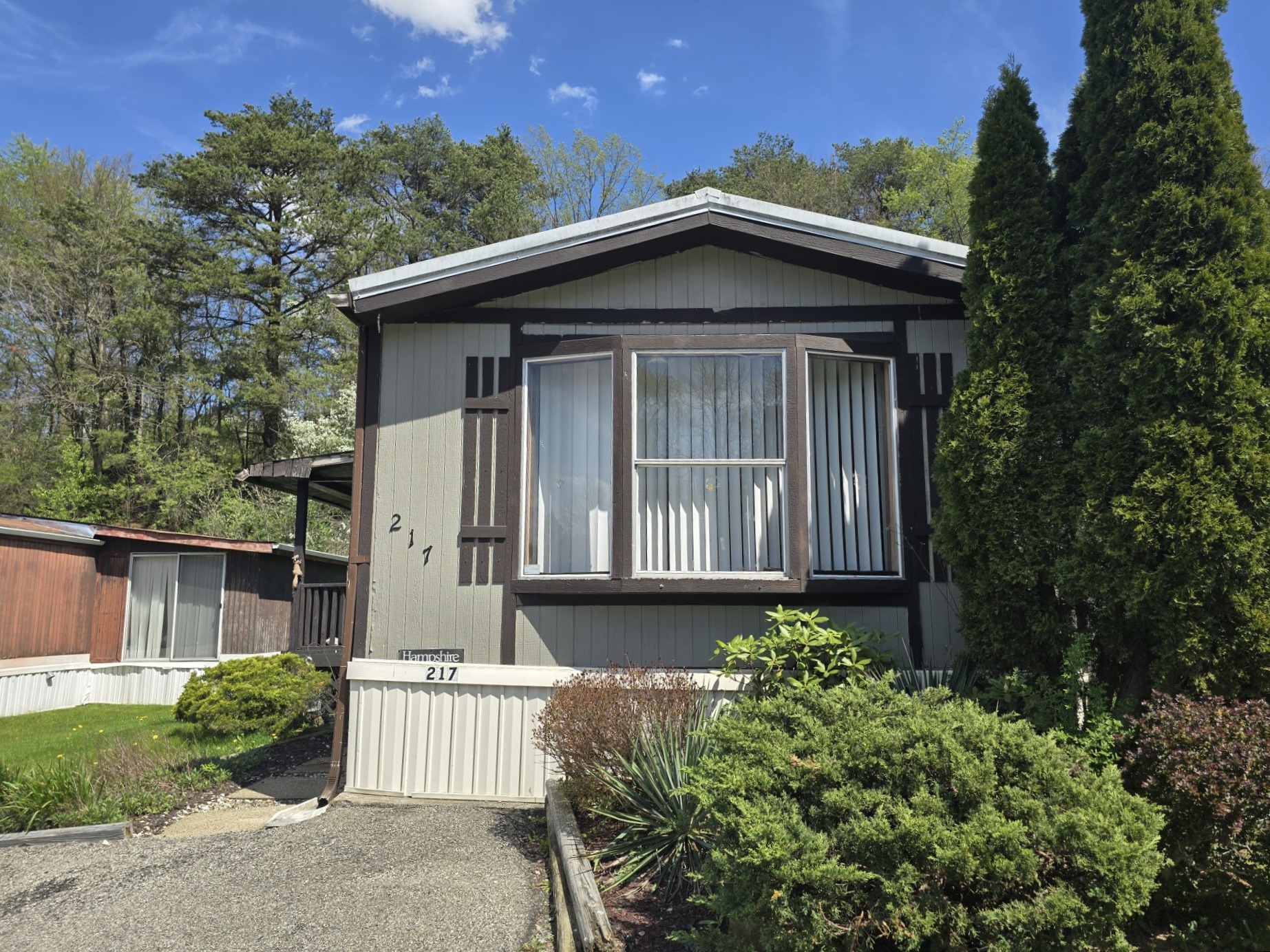 A photo of the home