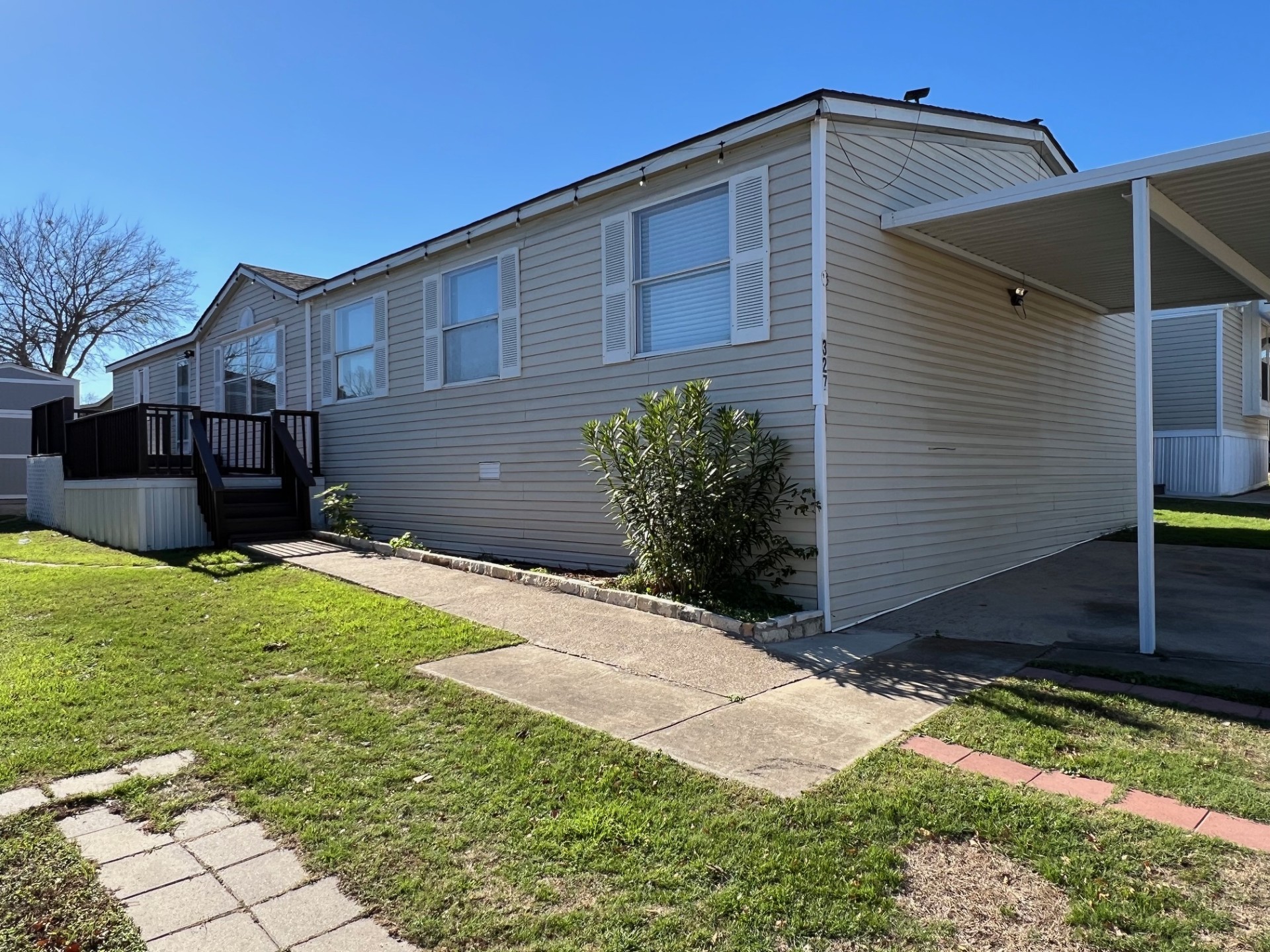 A photo of the home