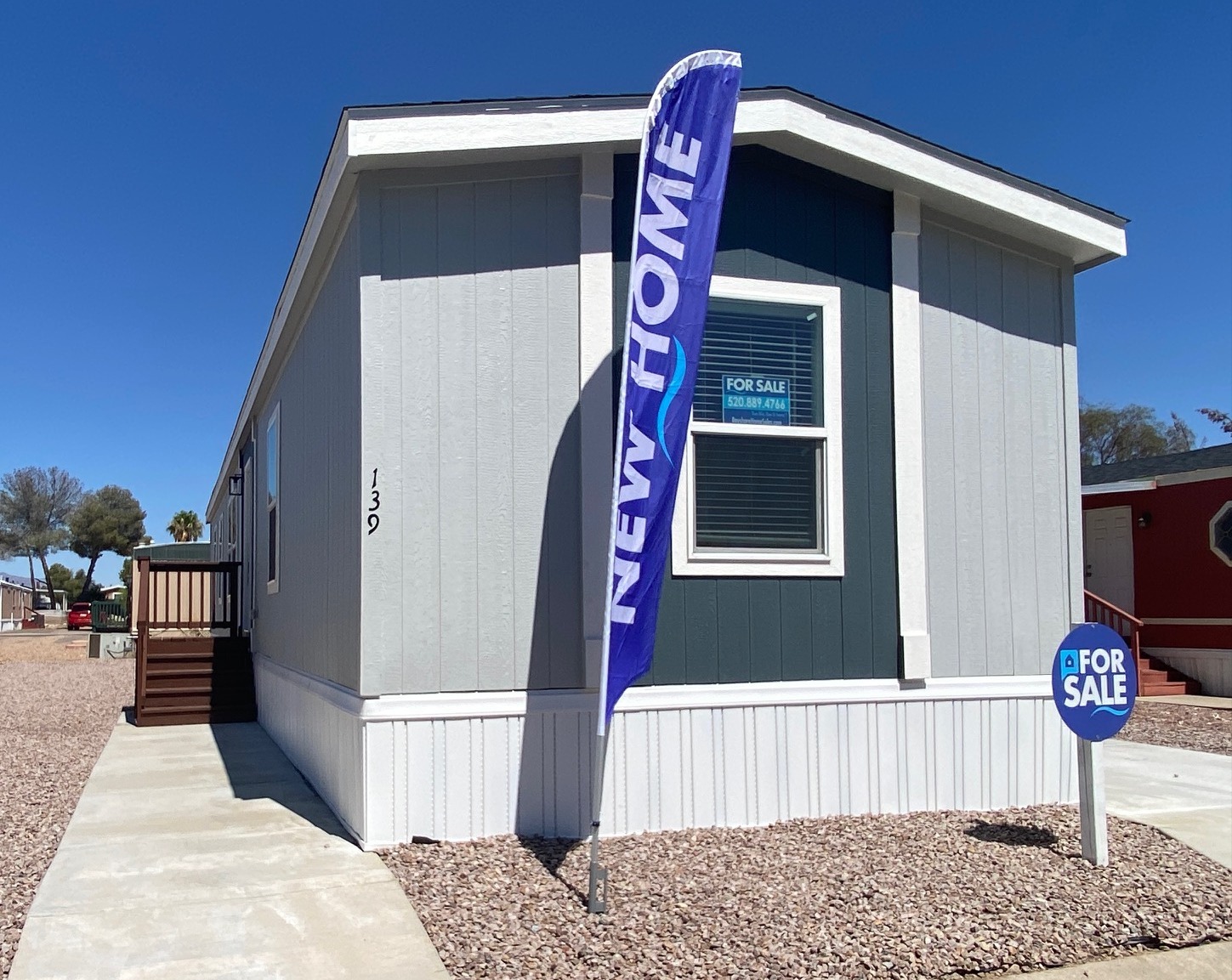 A photo of the home