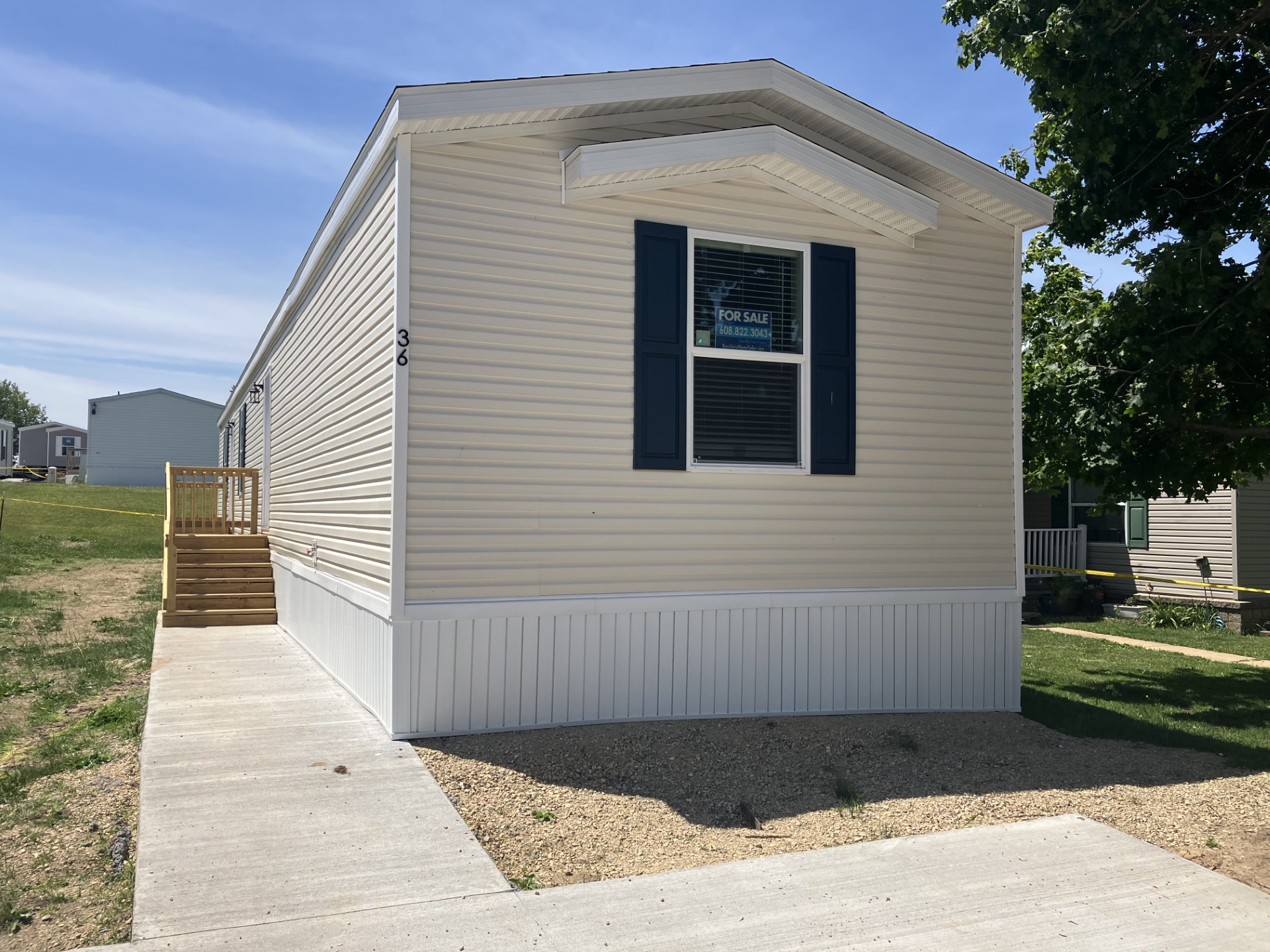 A photo of the home