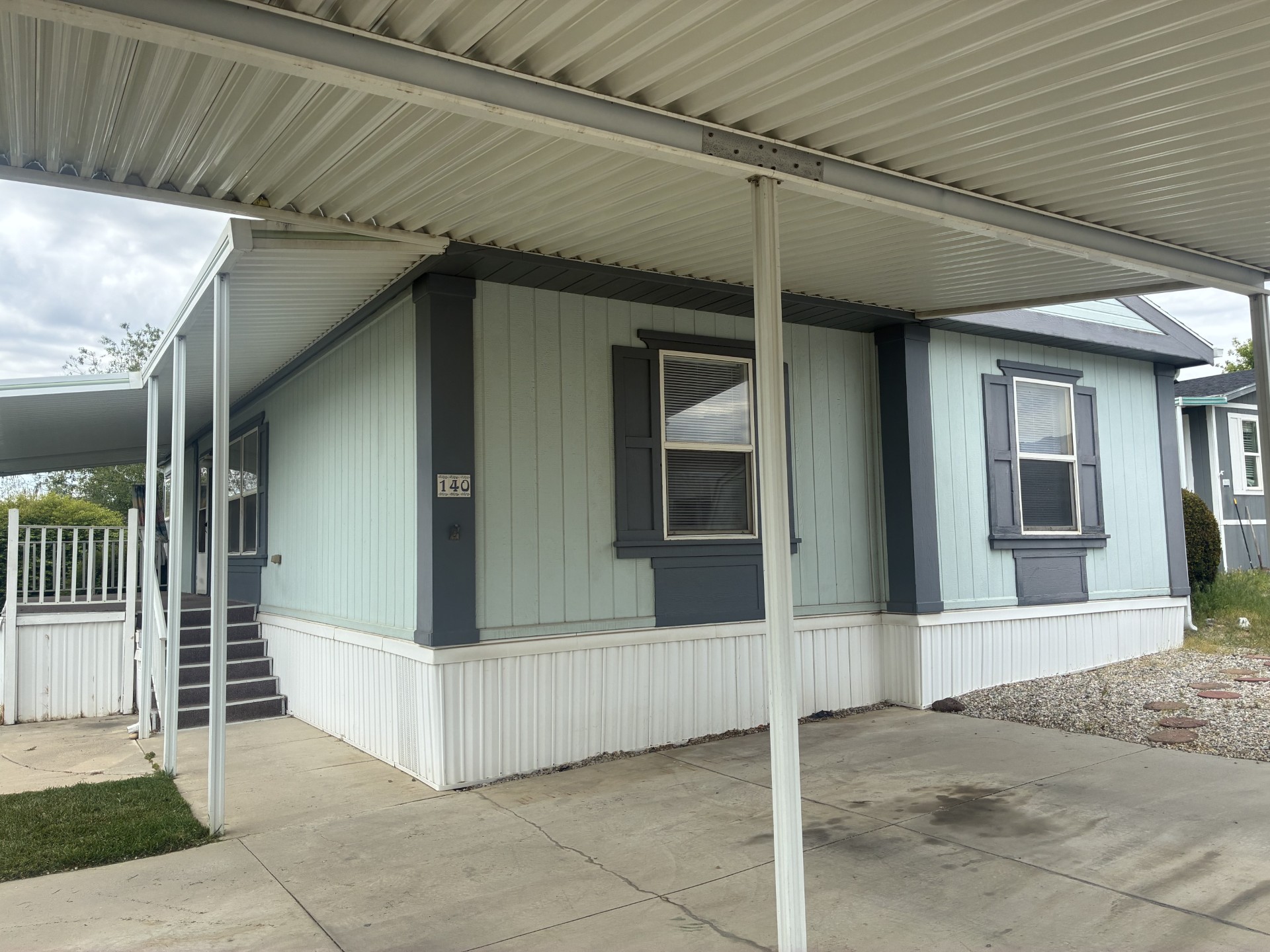 A photo of the home