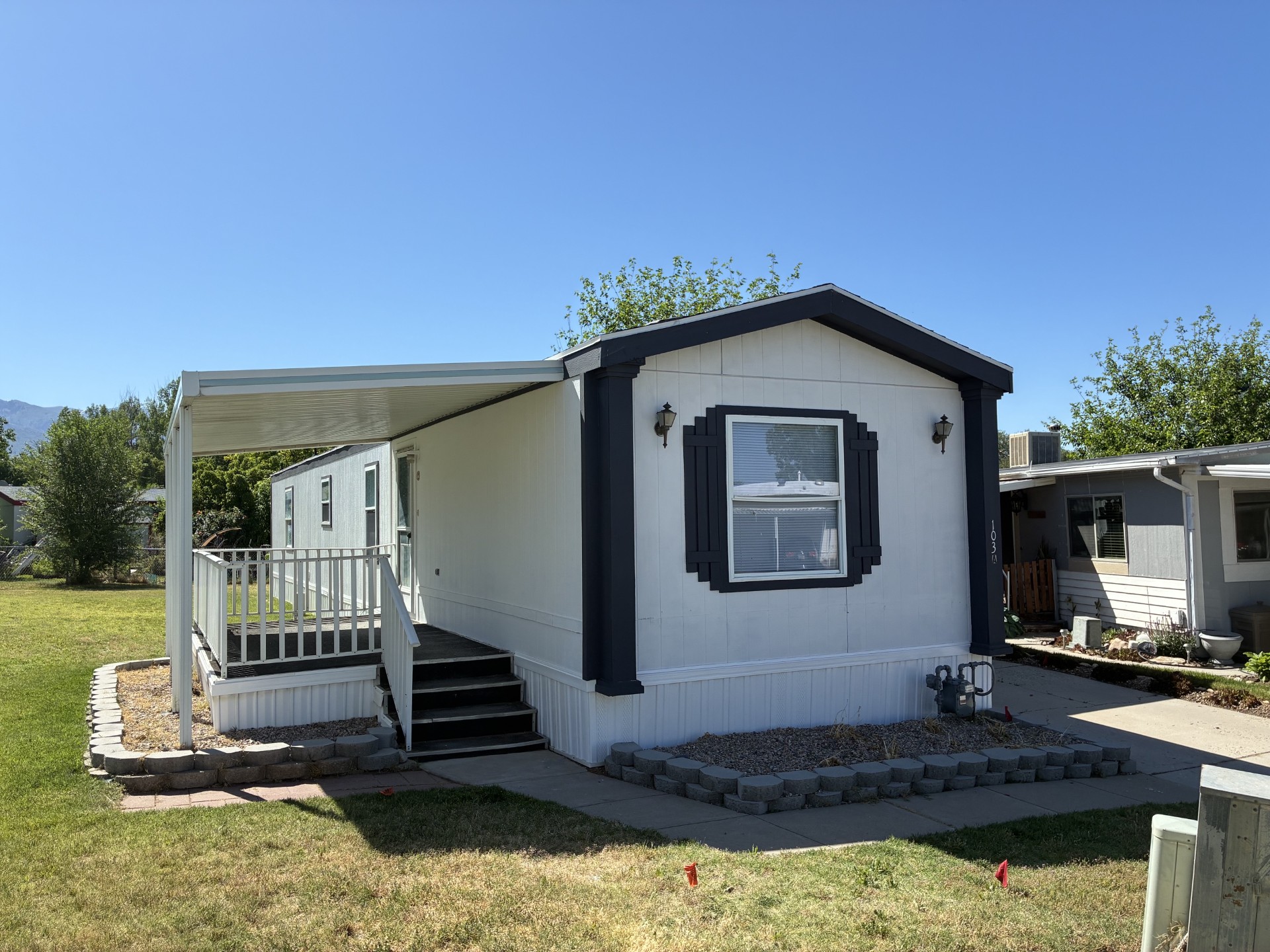 A photo of the home