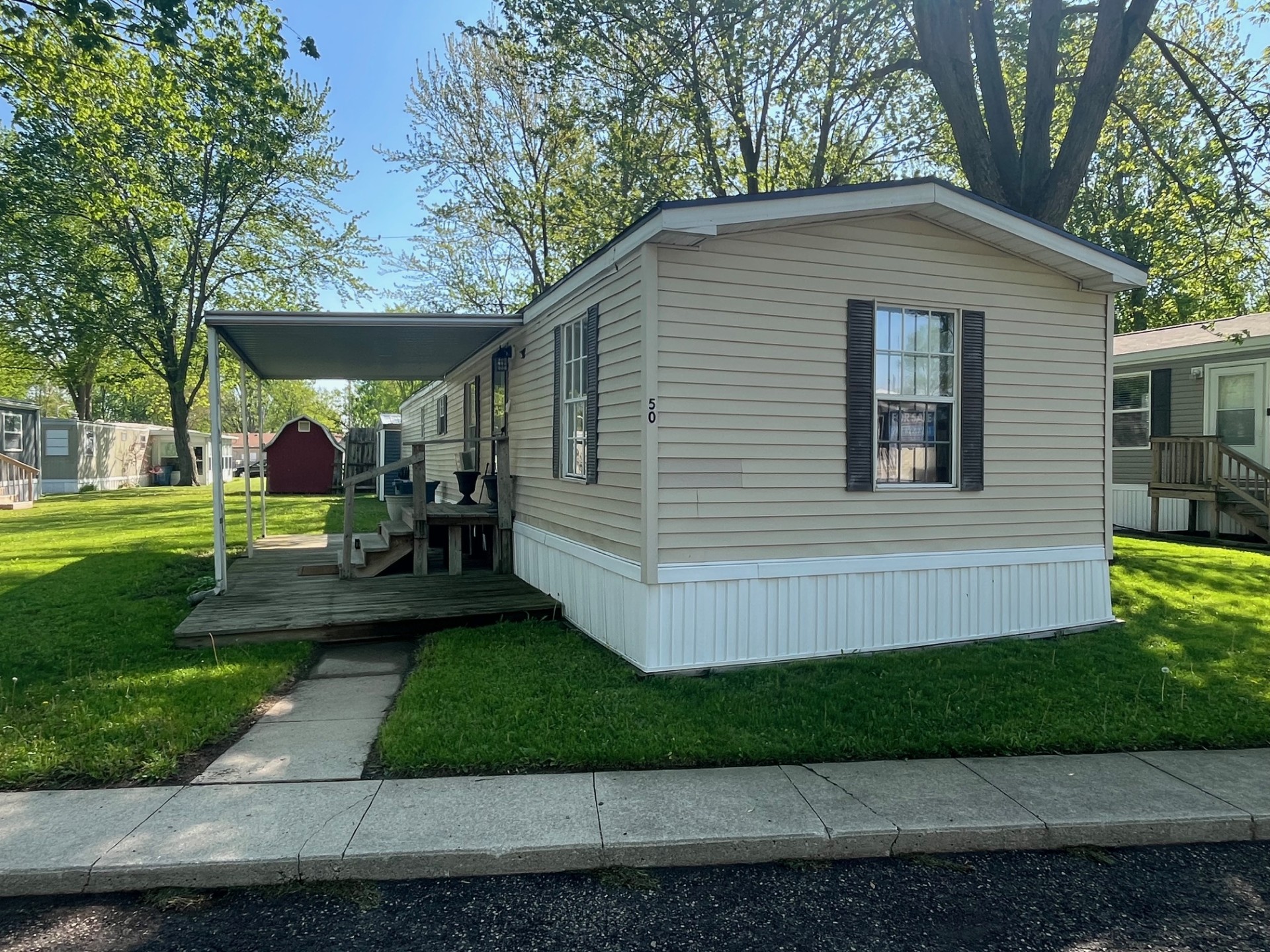 A photo of the home