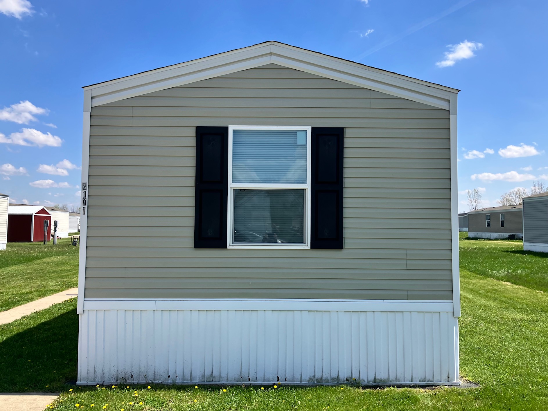 A photo of the home