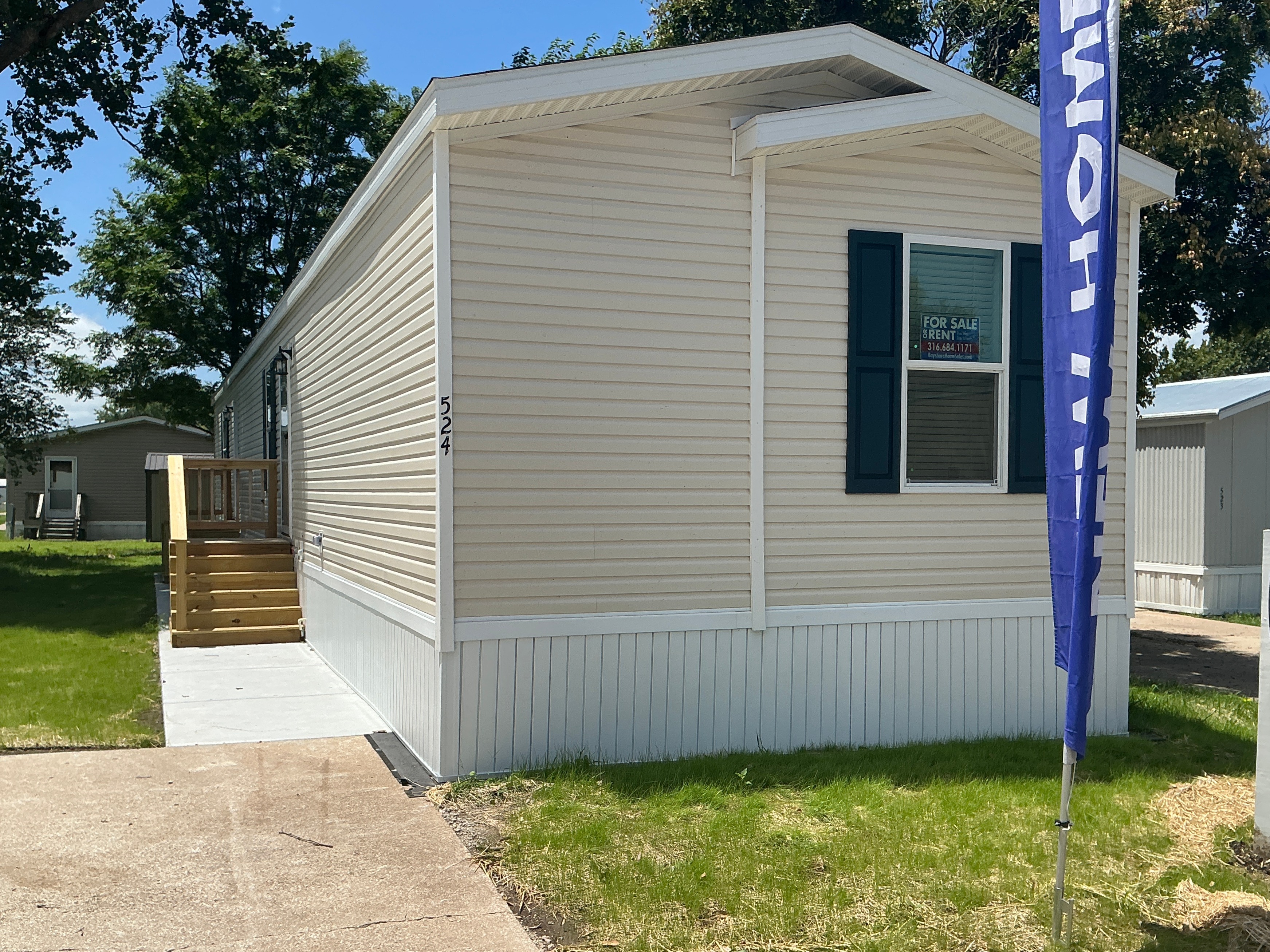 A photo of the home