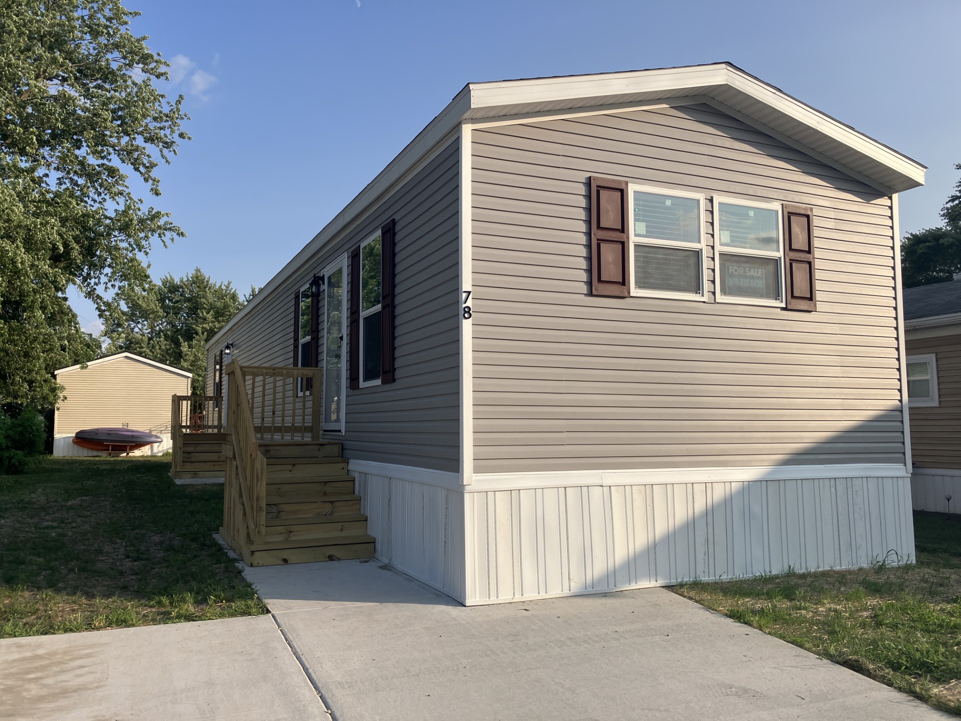 A photo of the home