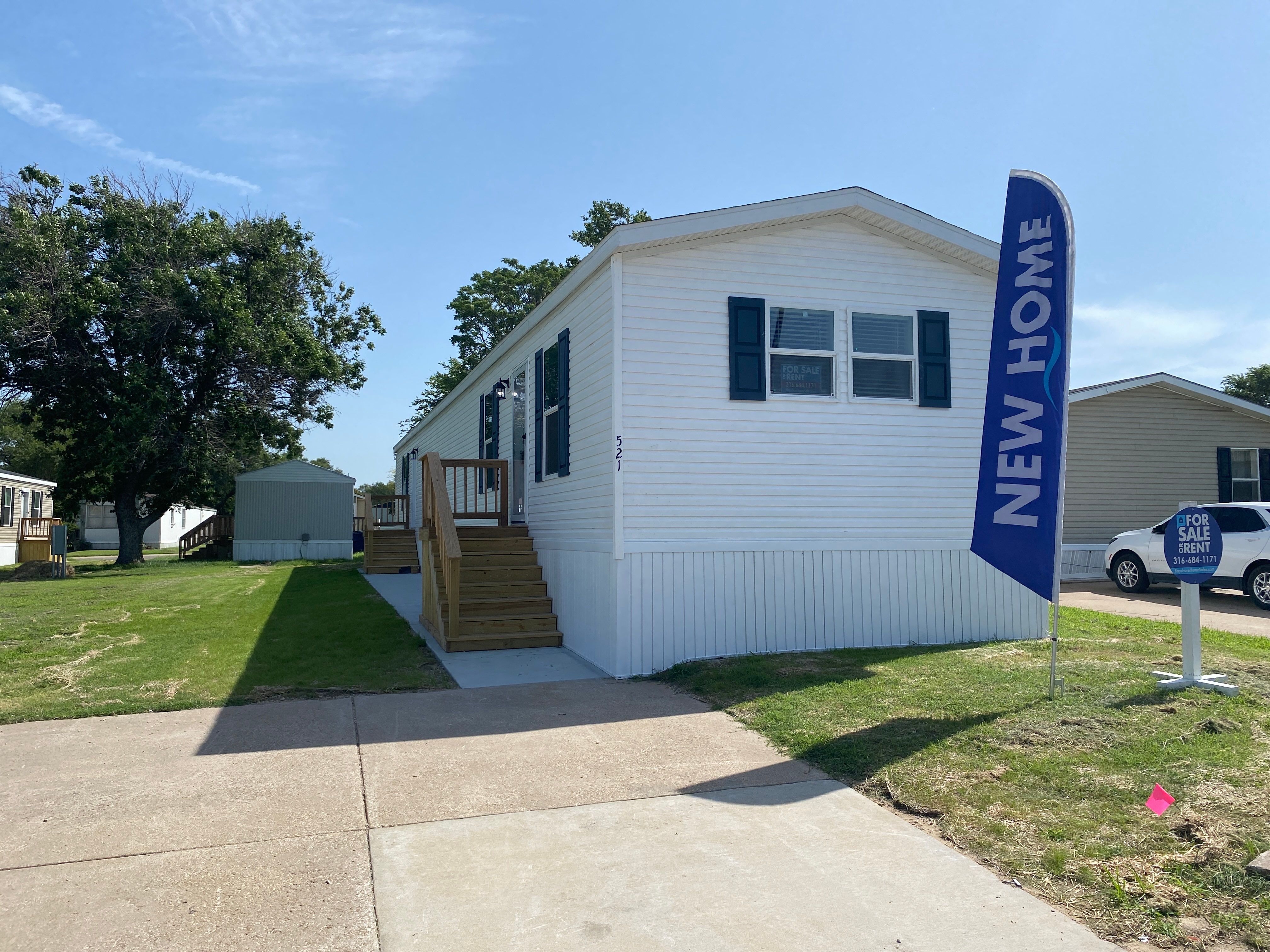 A photo of the home