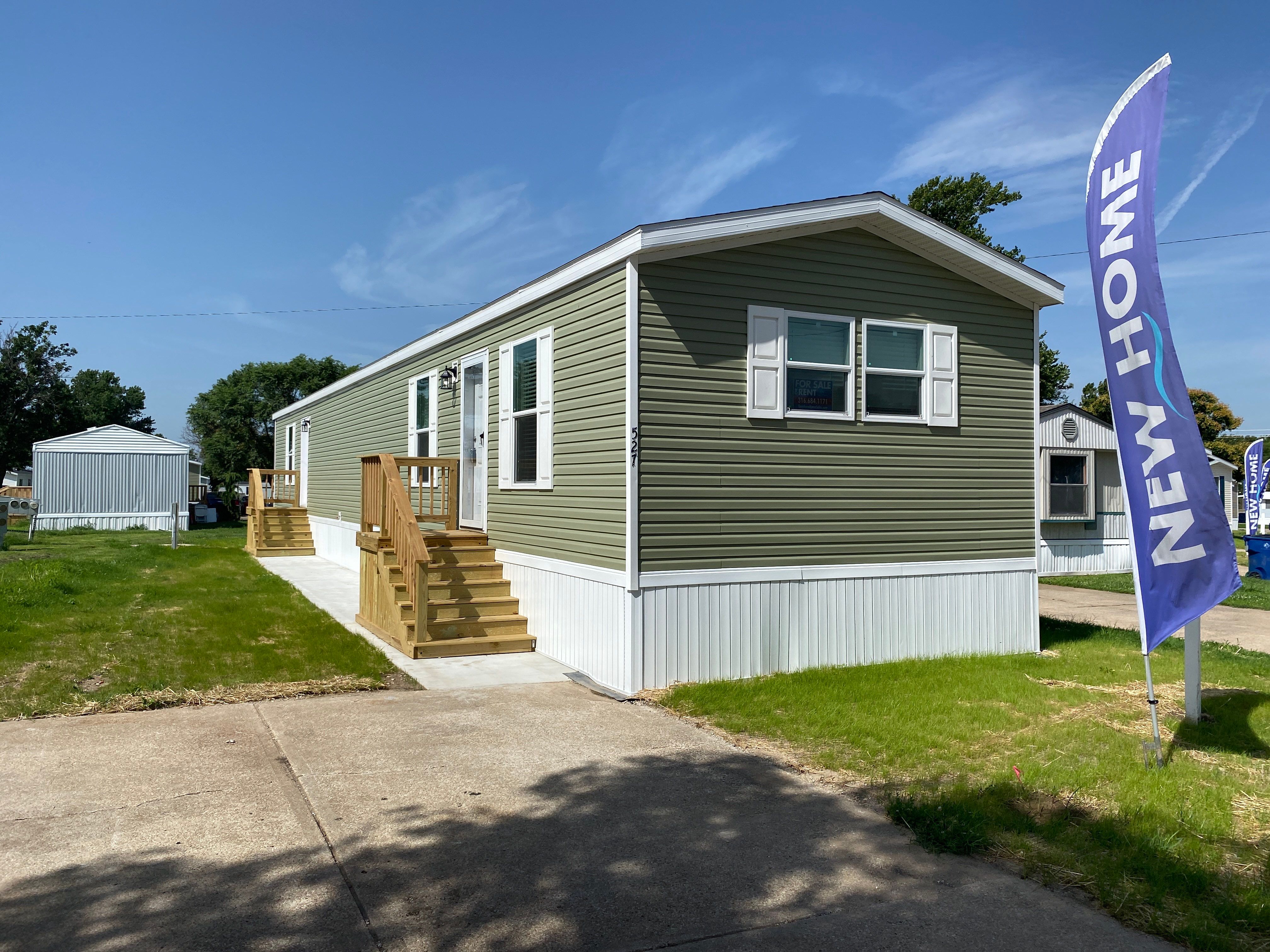 A photo of the home