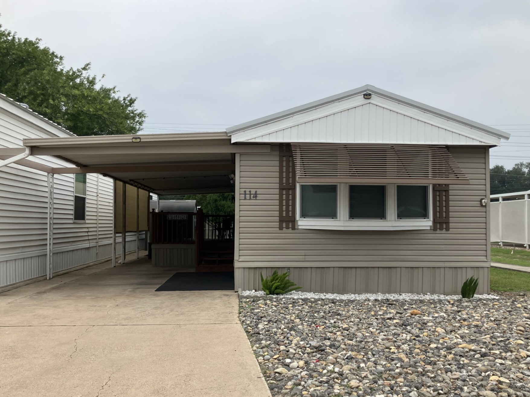A photo of the home