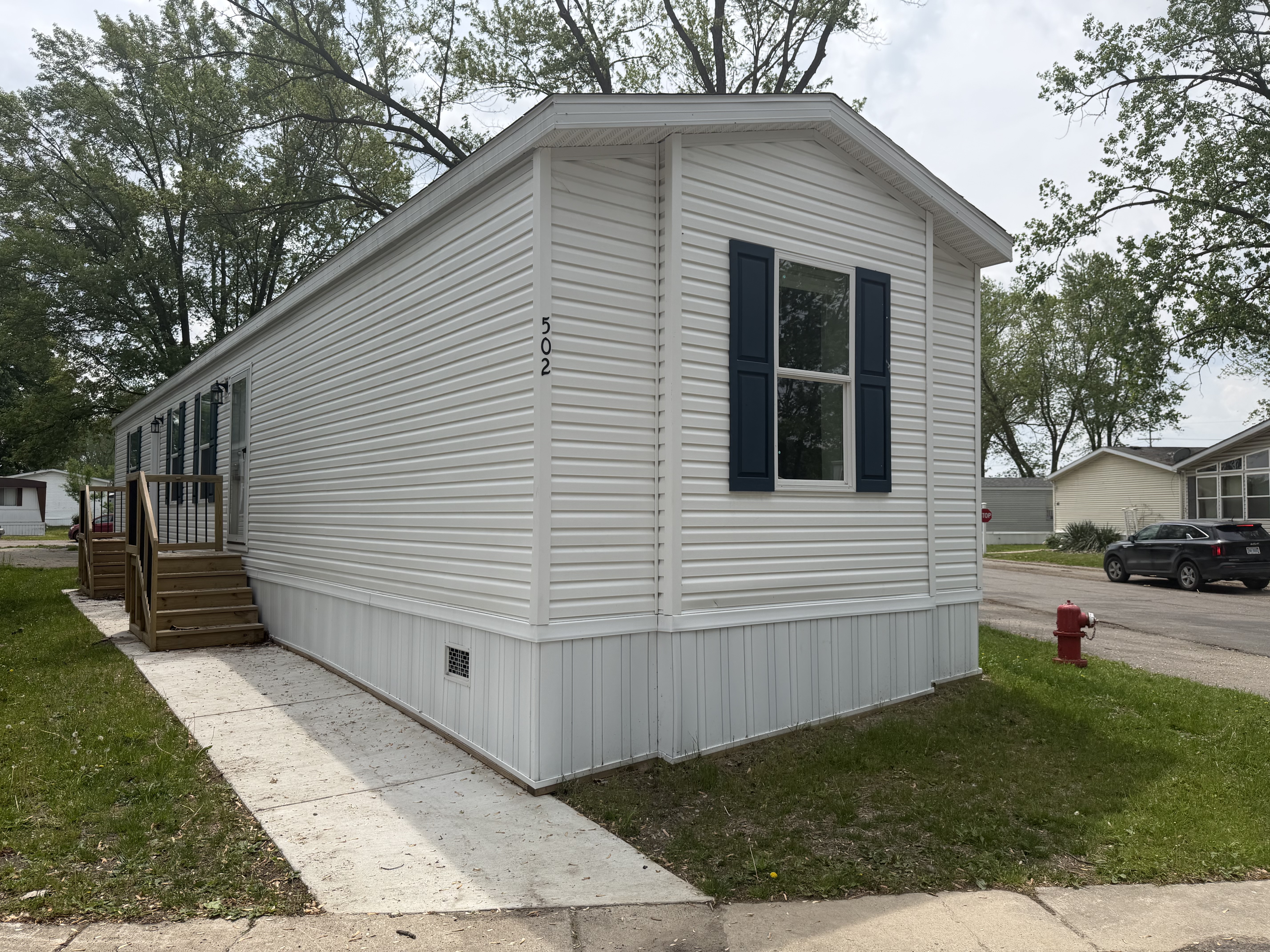 A photo of the home
