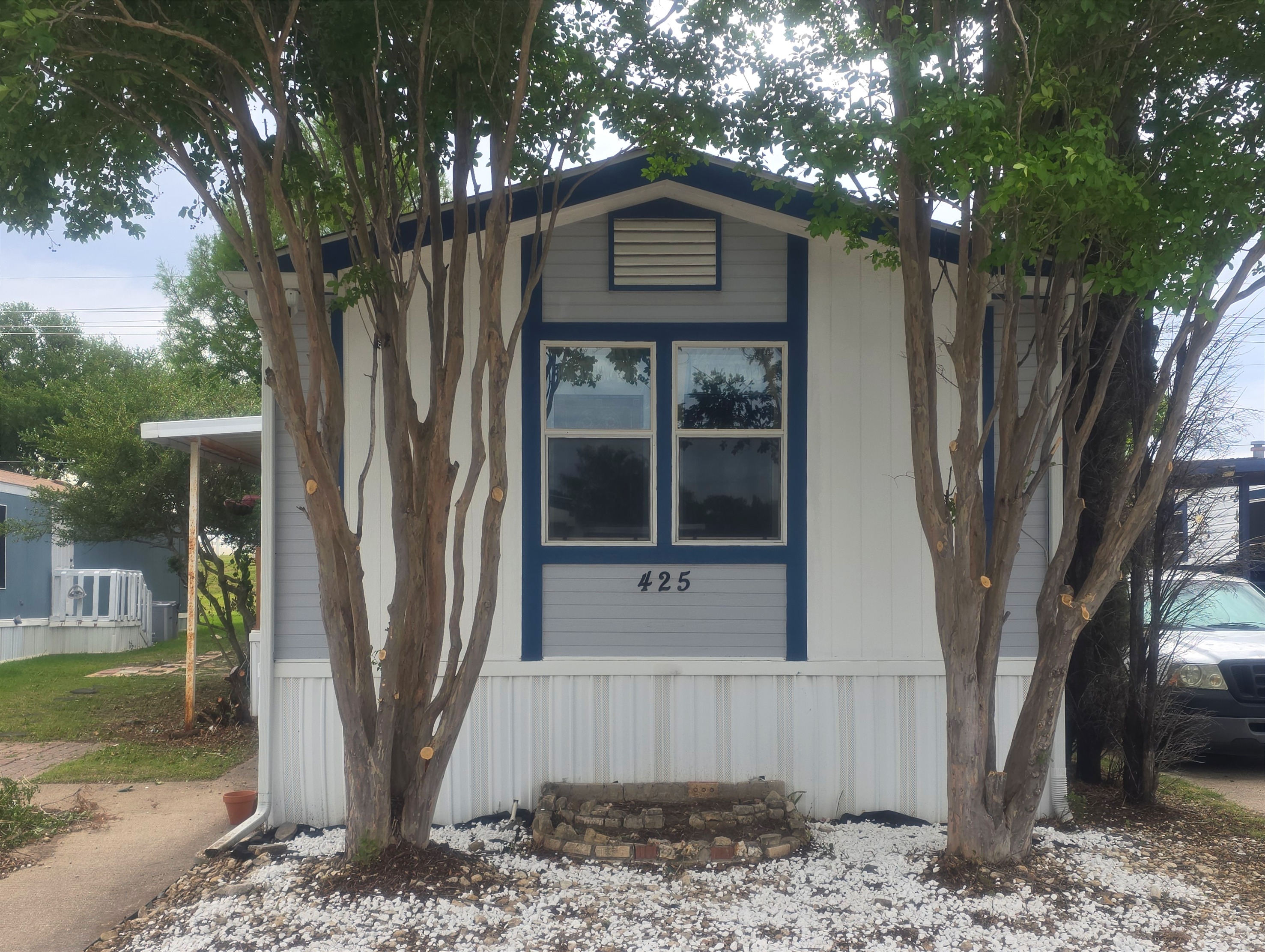 A photo of the home