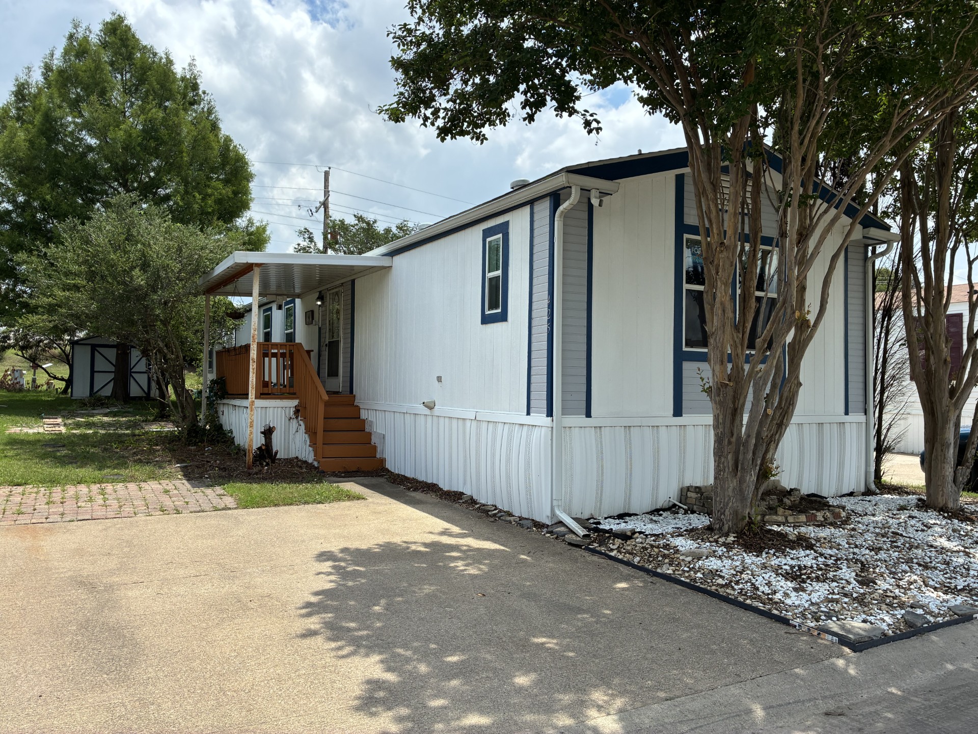 A photo of the home