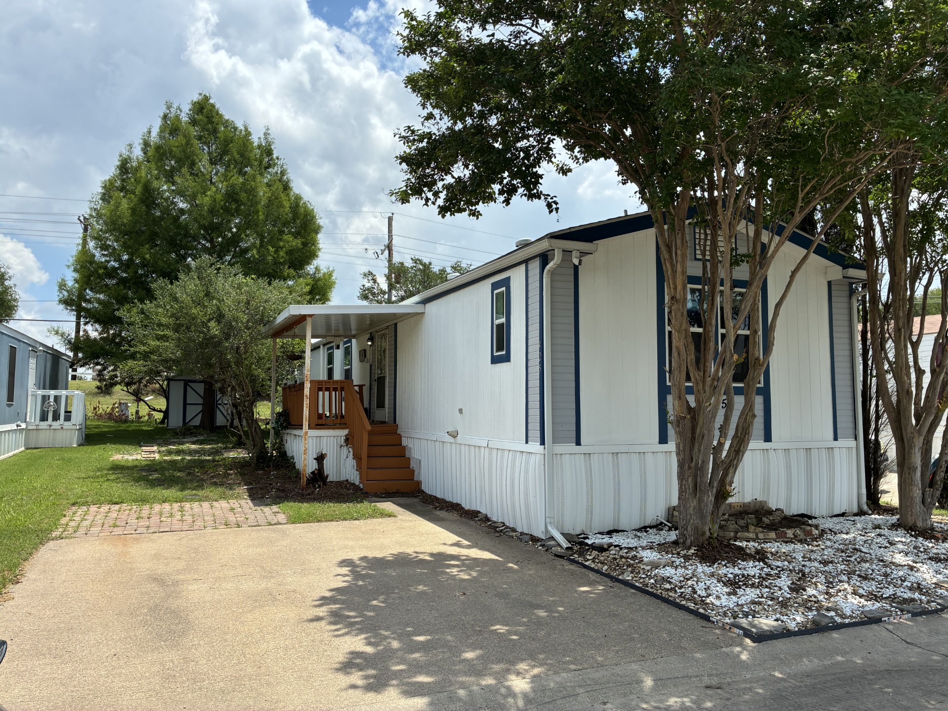 A photo of the home