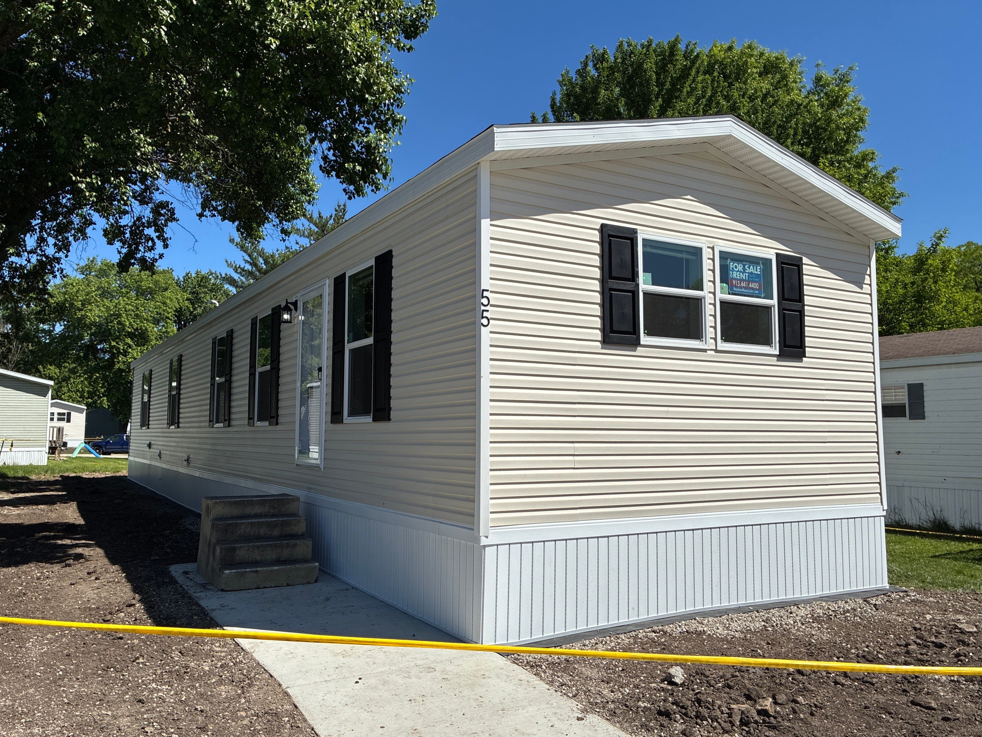 A photo of the home