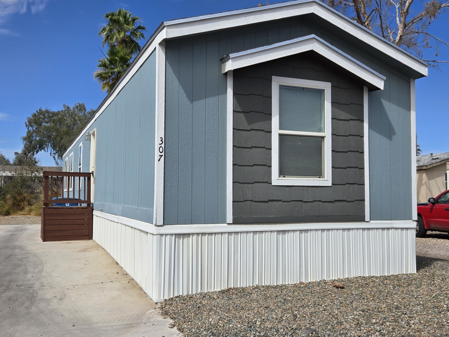 A photo of the home