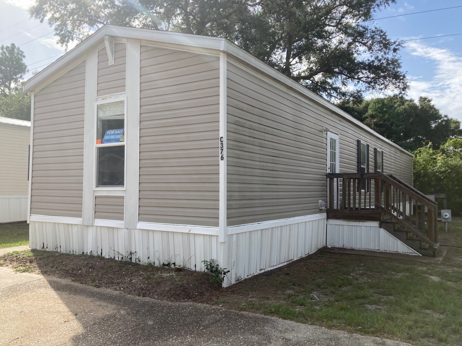 A photo of the home