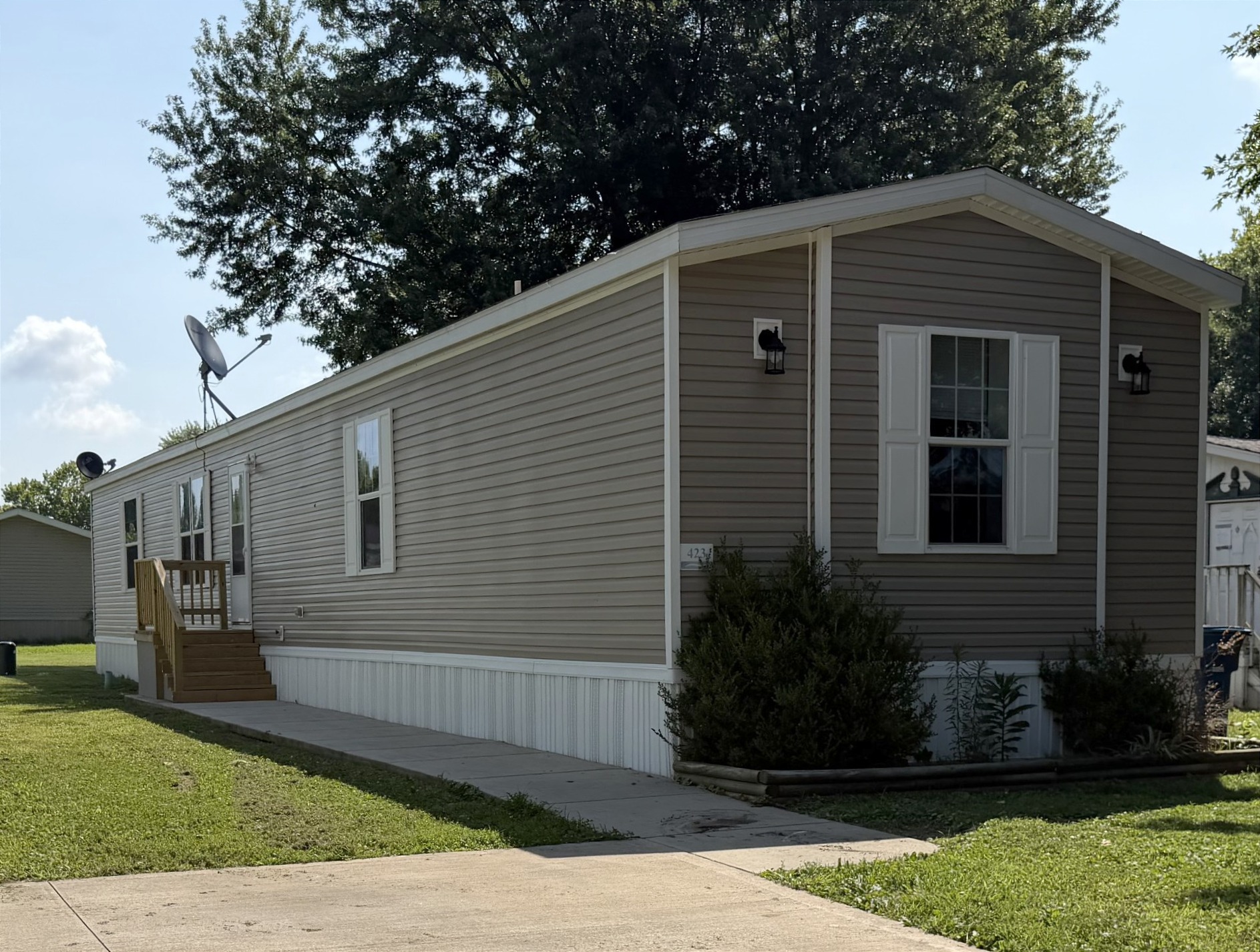 A photo of the home