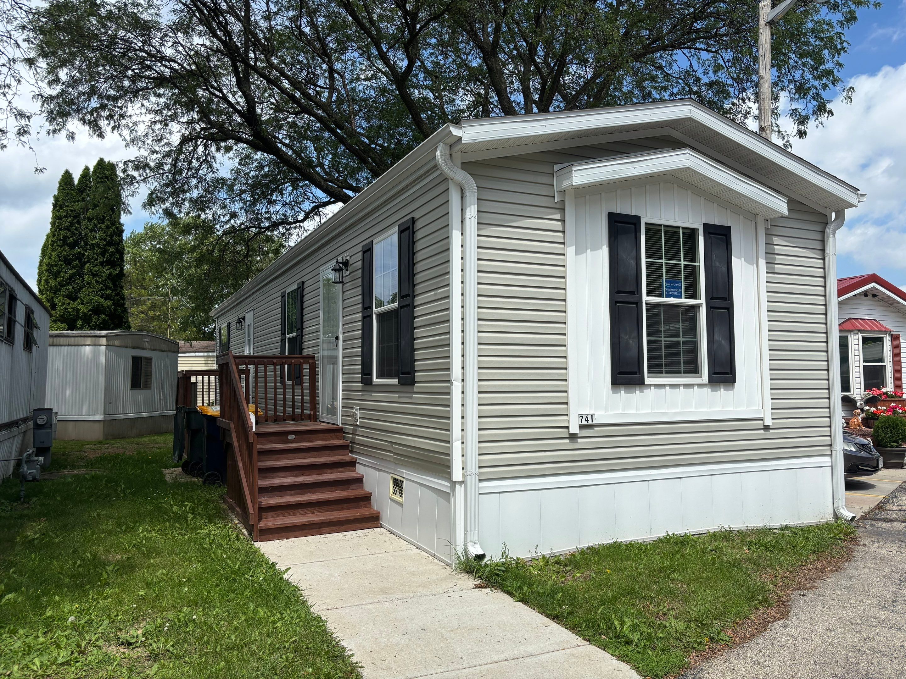 A photo of the home