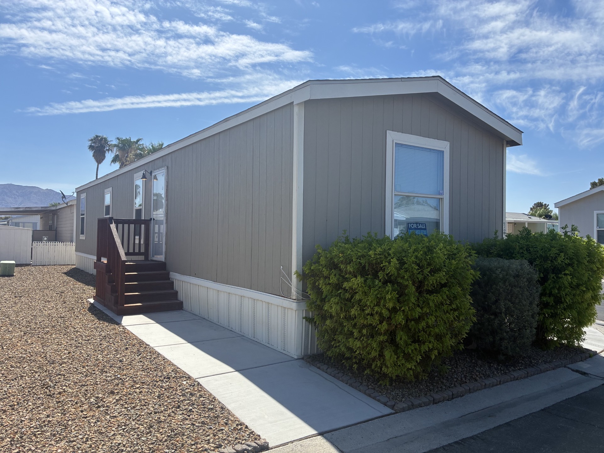 A photo of the home