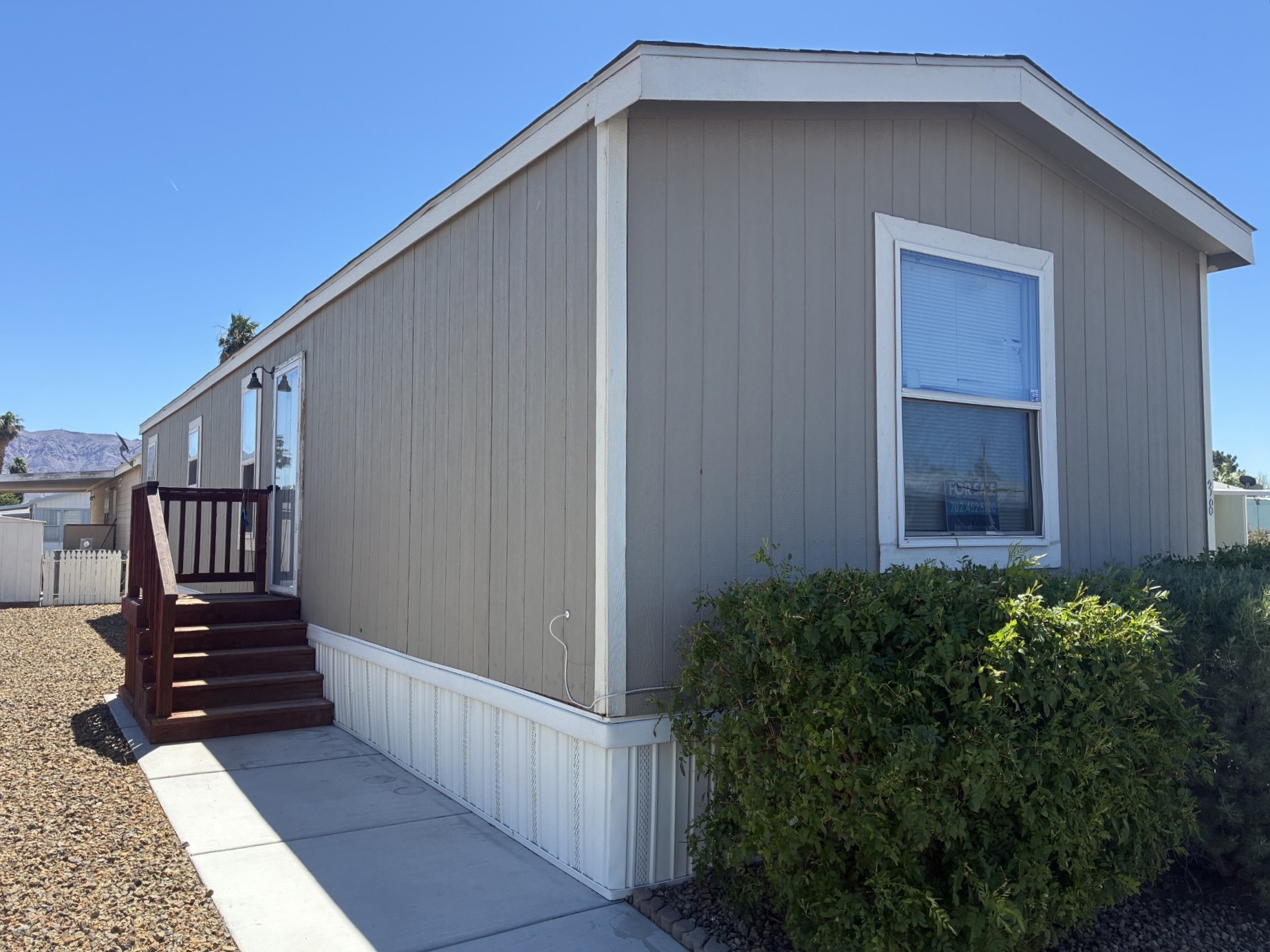 A photo of the home