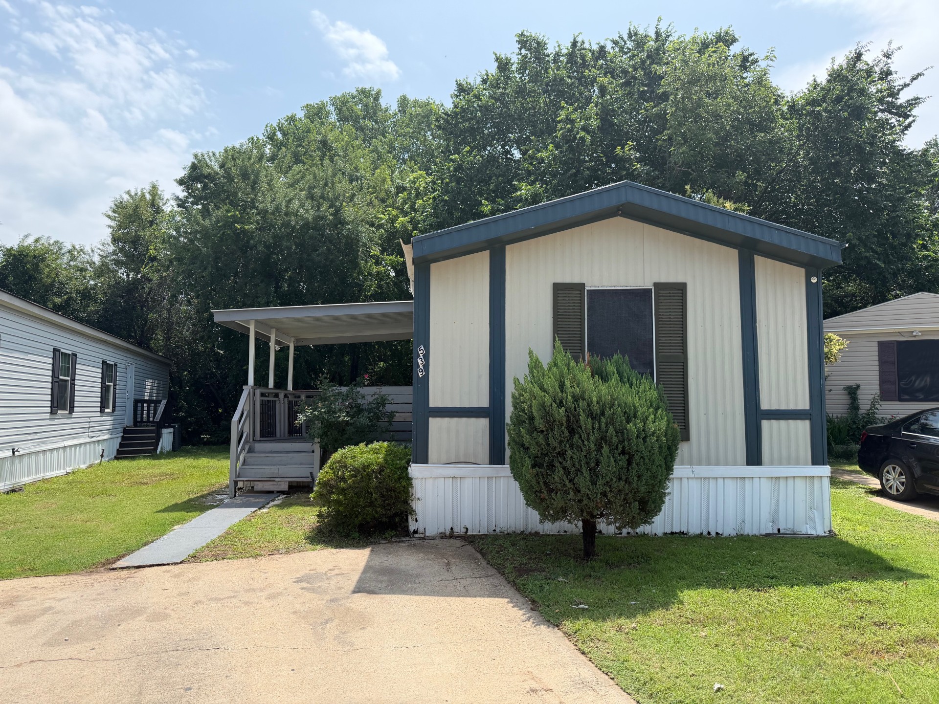 A photo of the home