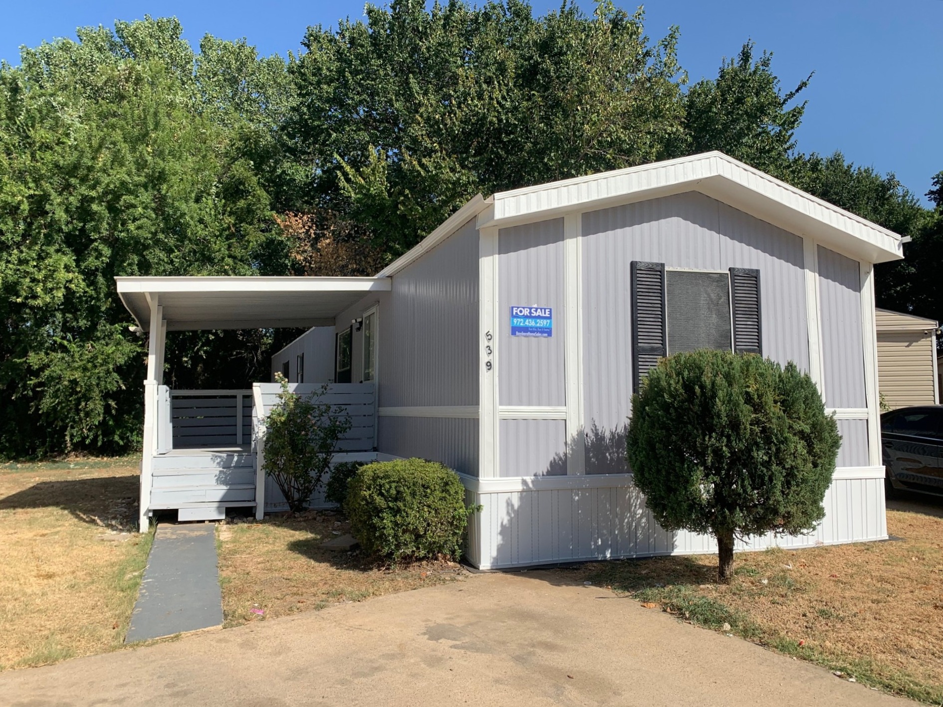 A photo of the home