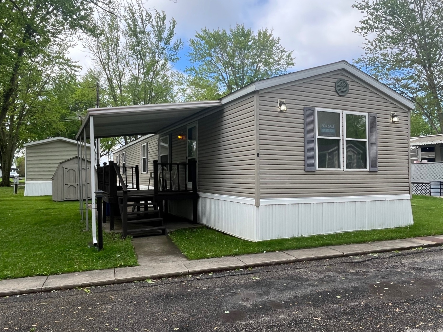 A photo of the home