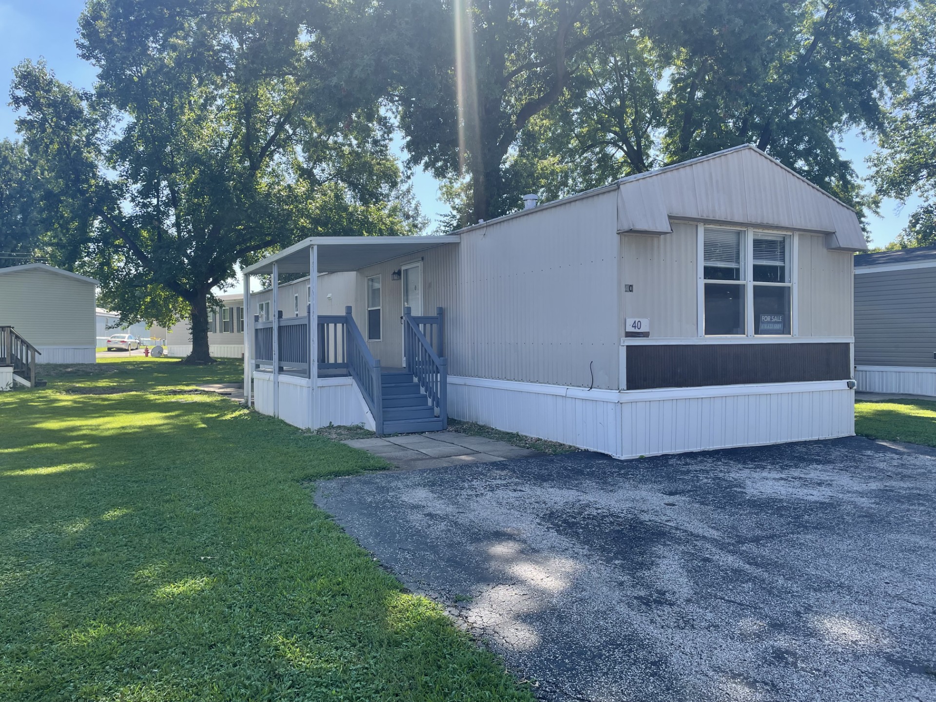 A photo of the home