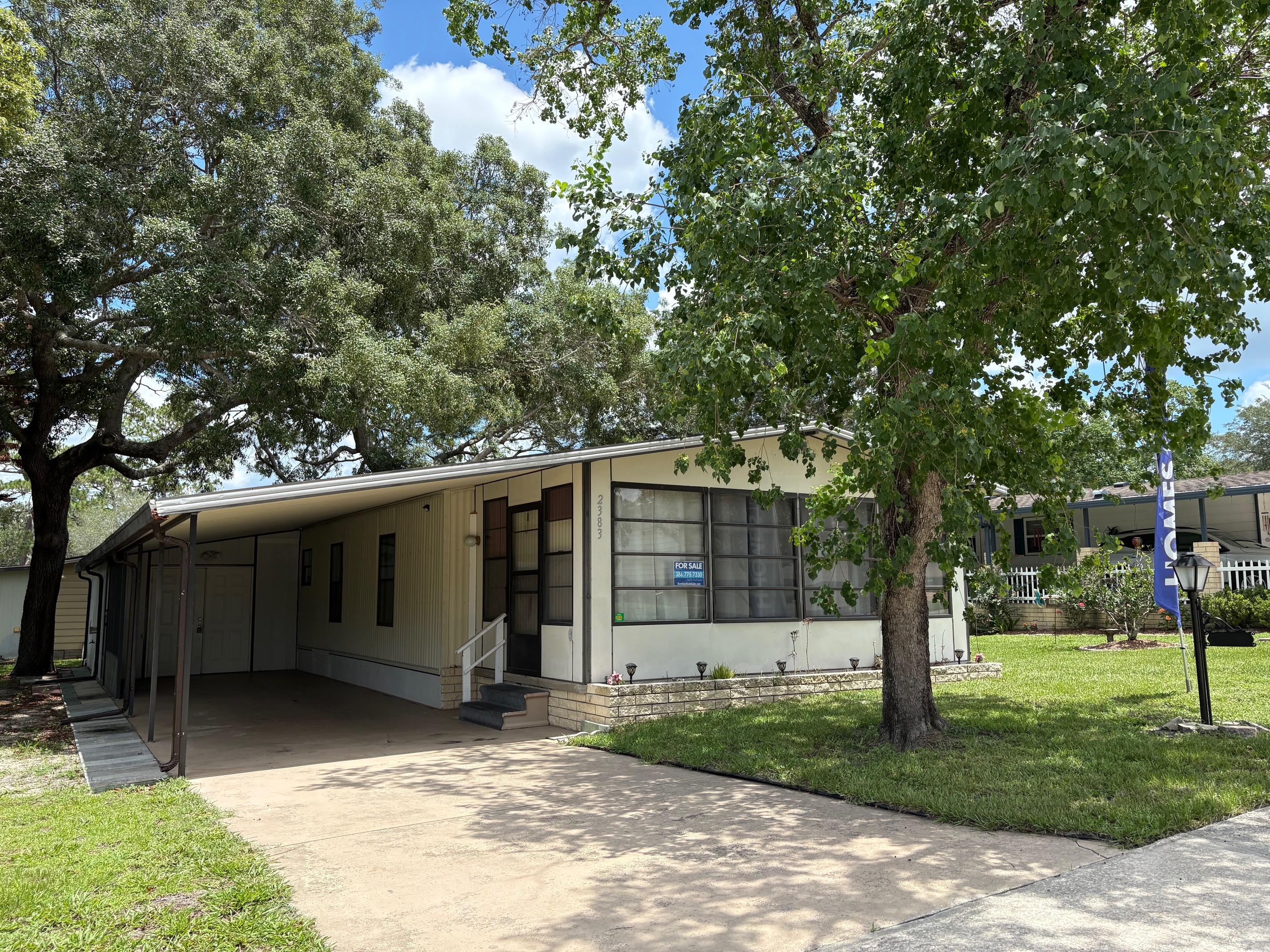 A photo of the home