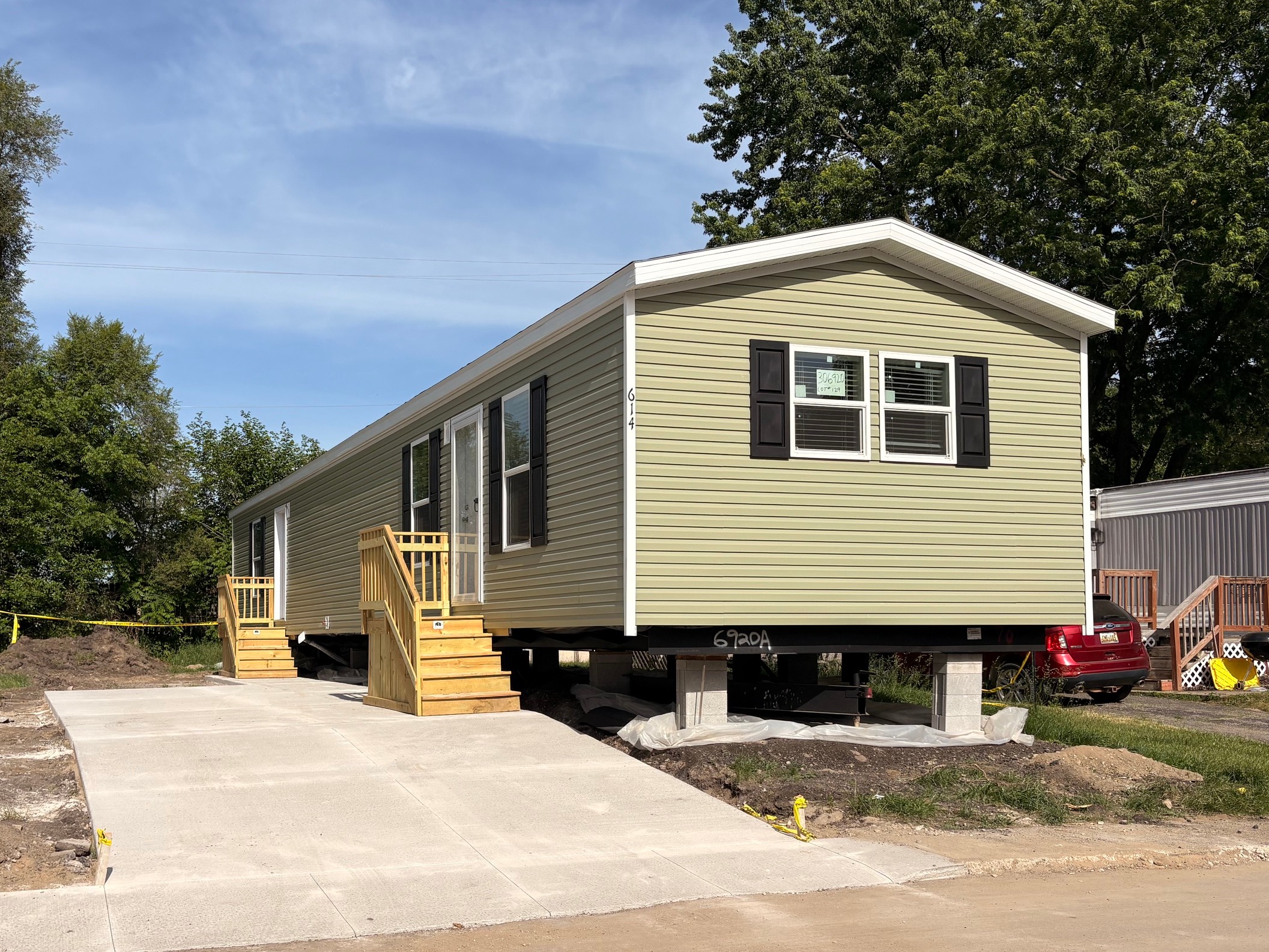 A photo of the home