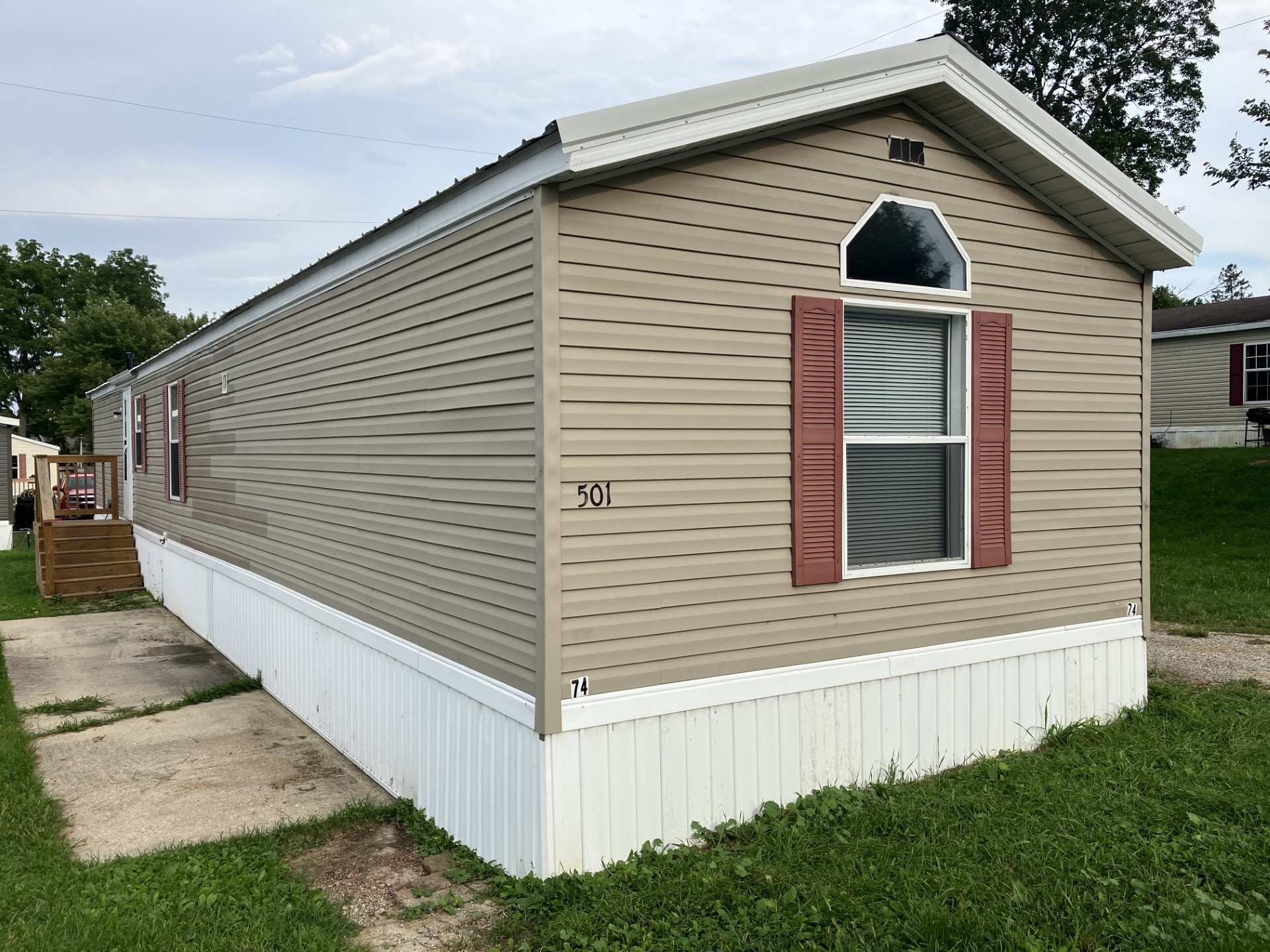 A photo of the home