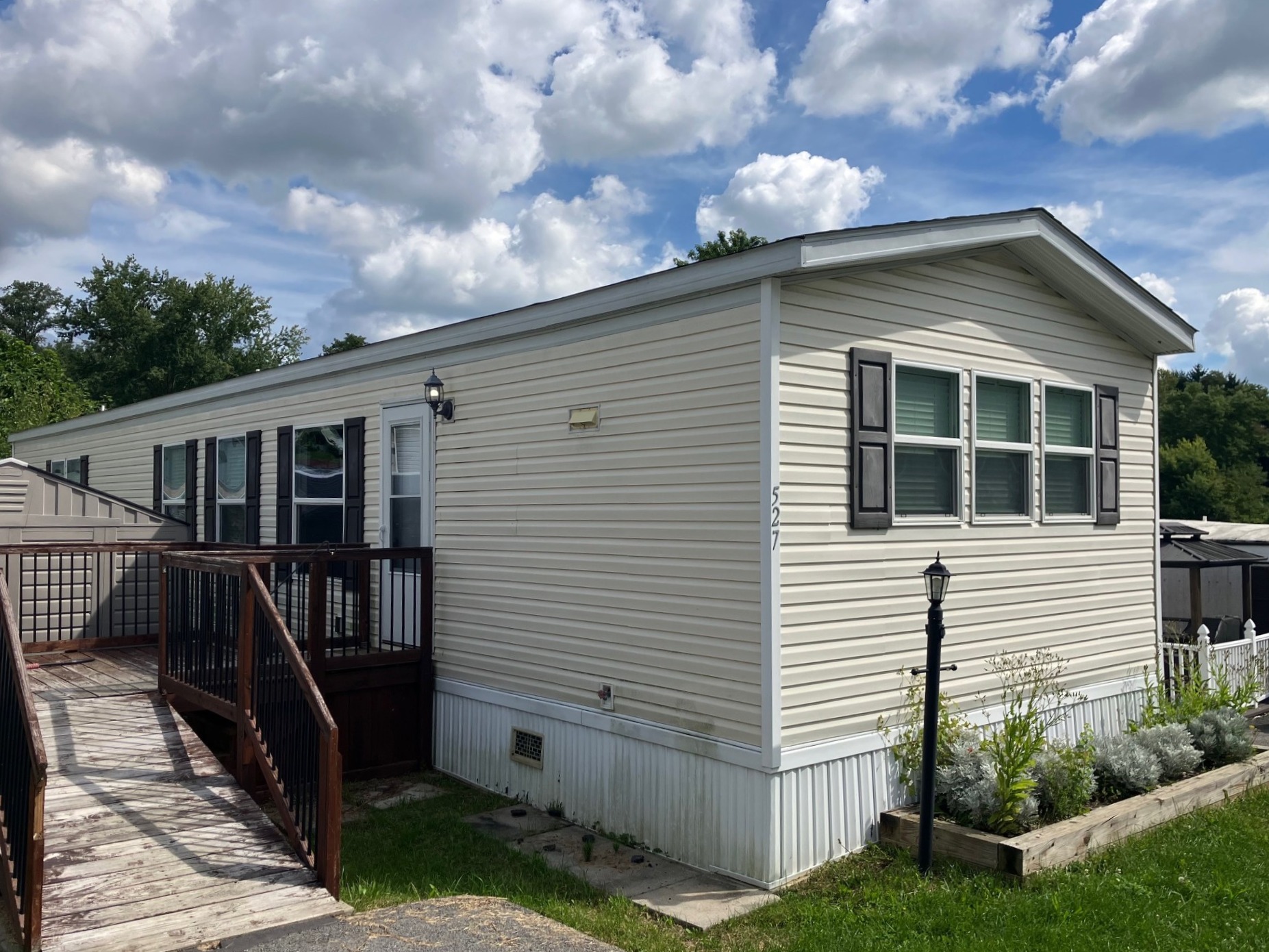 A photo of the home