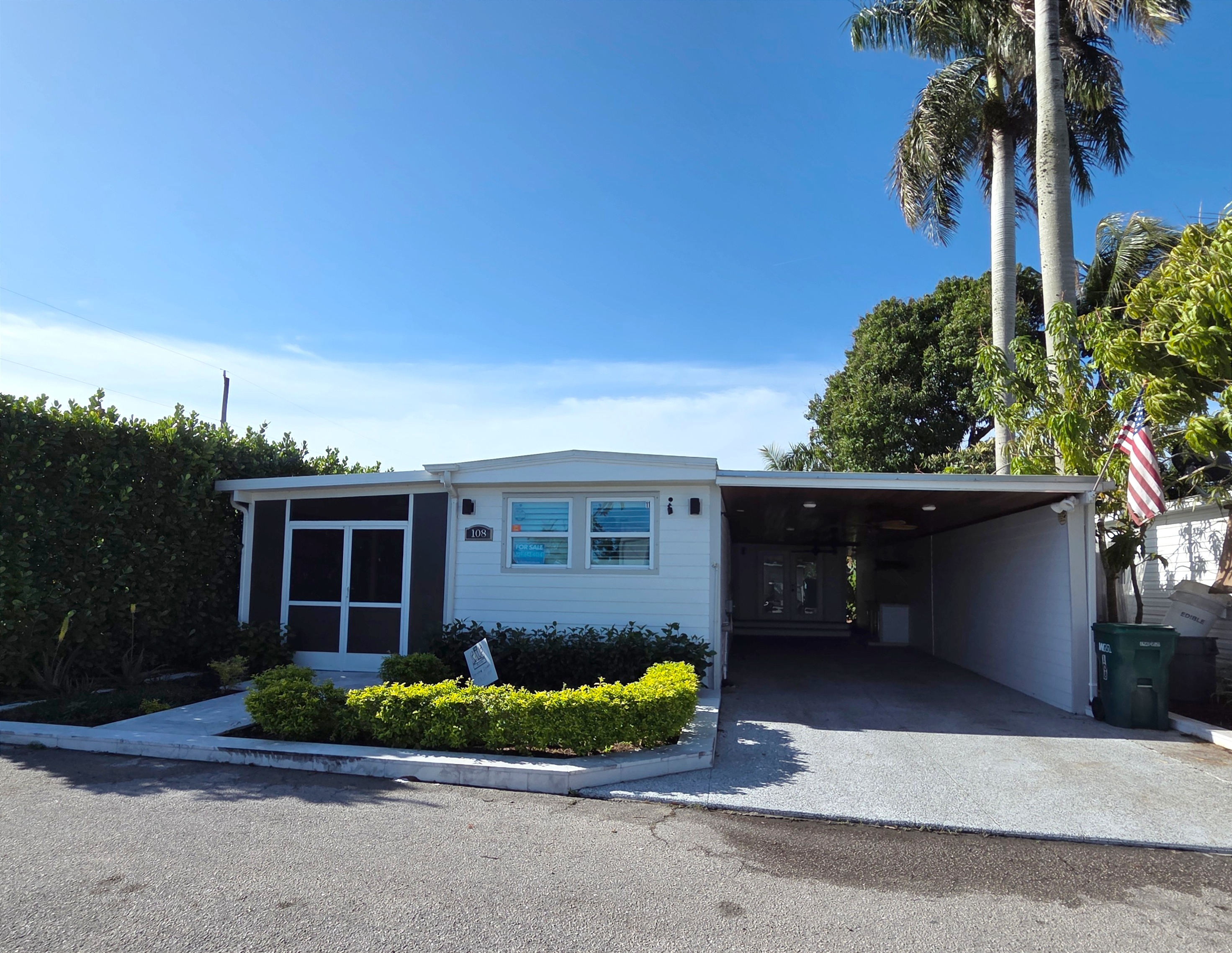 A photo of the home