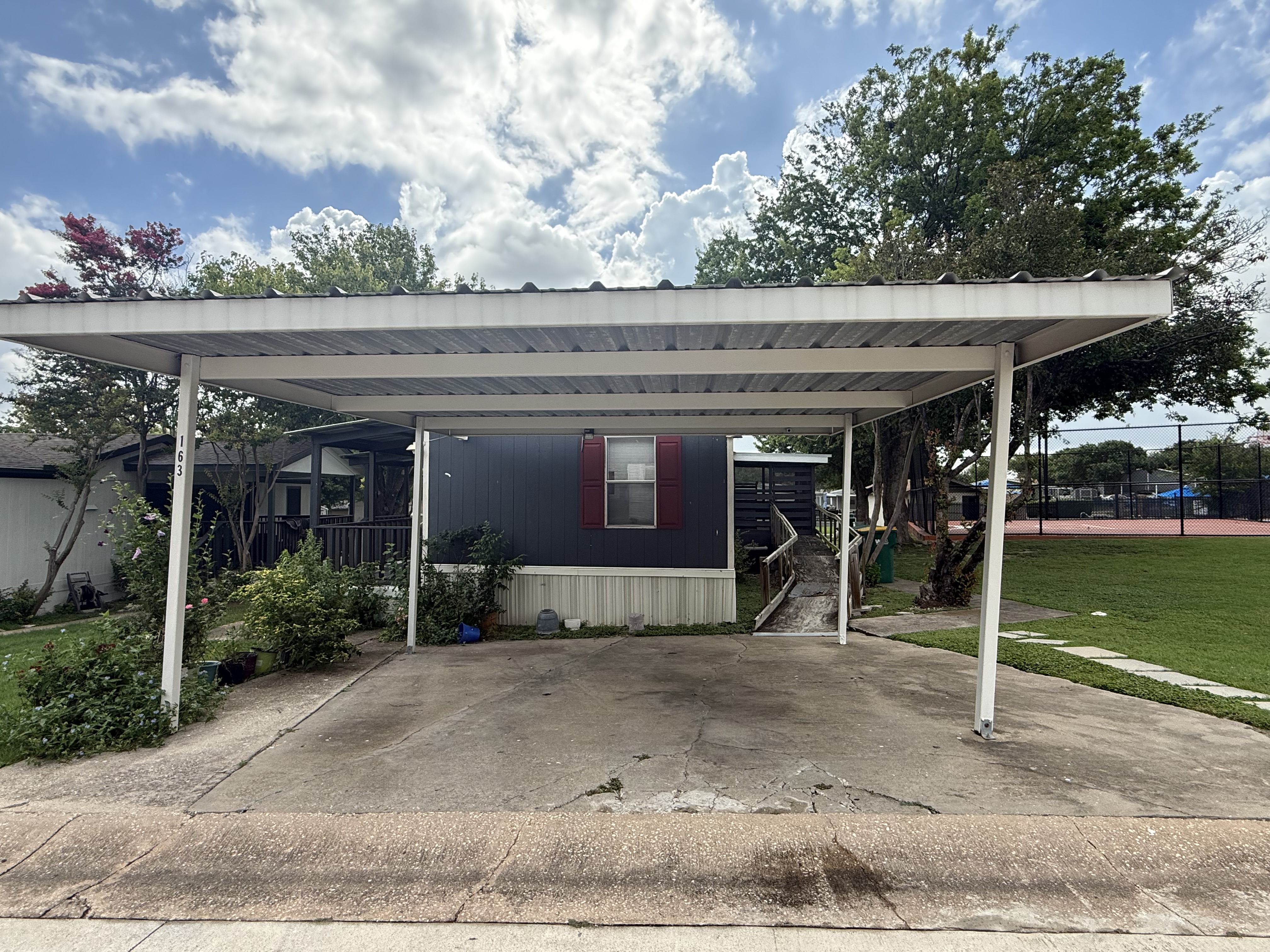 A photo of the home