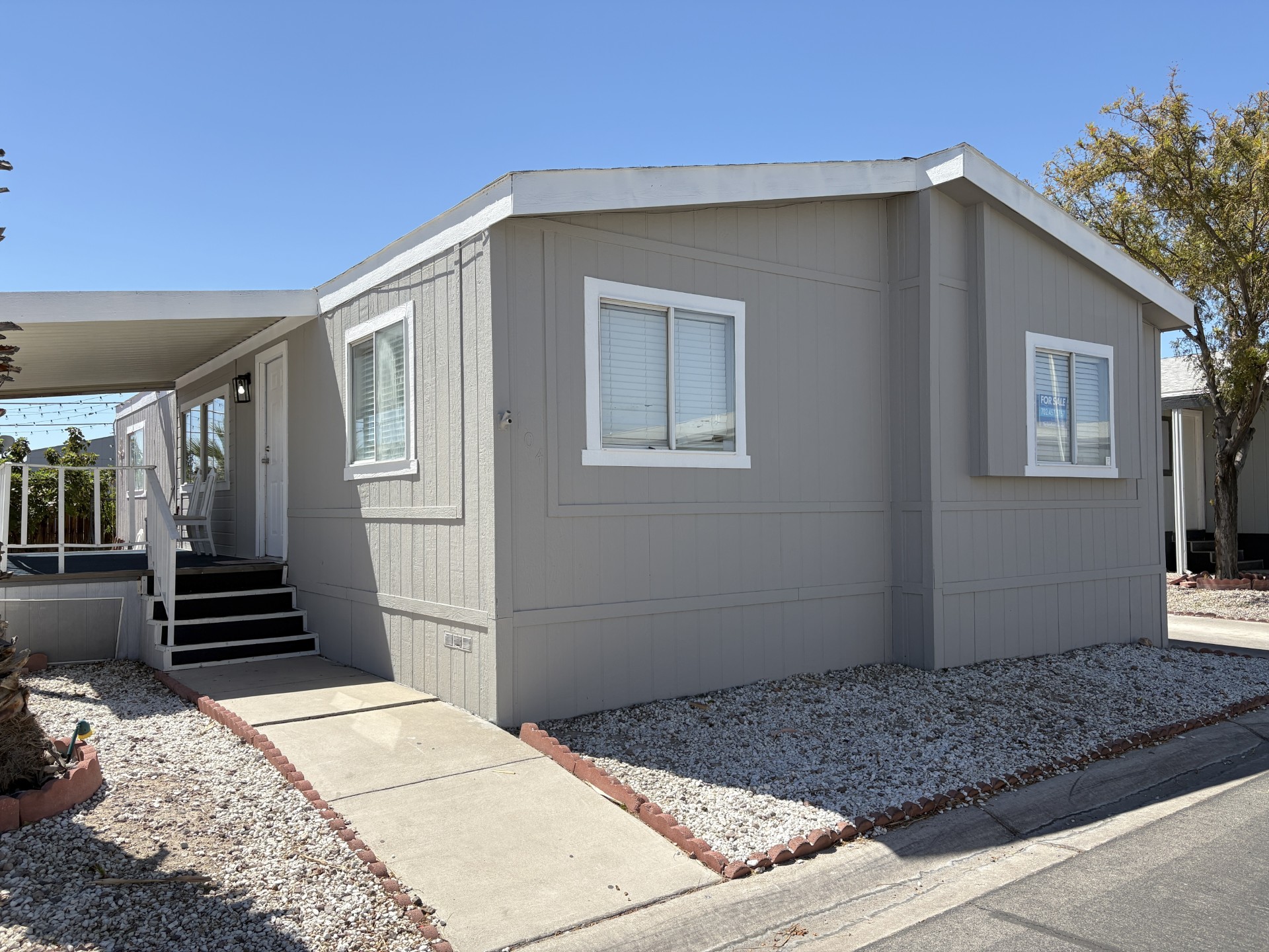 A photo of the home