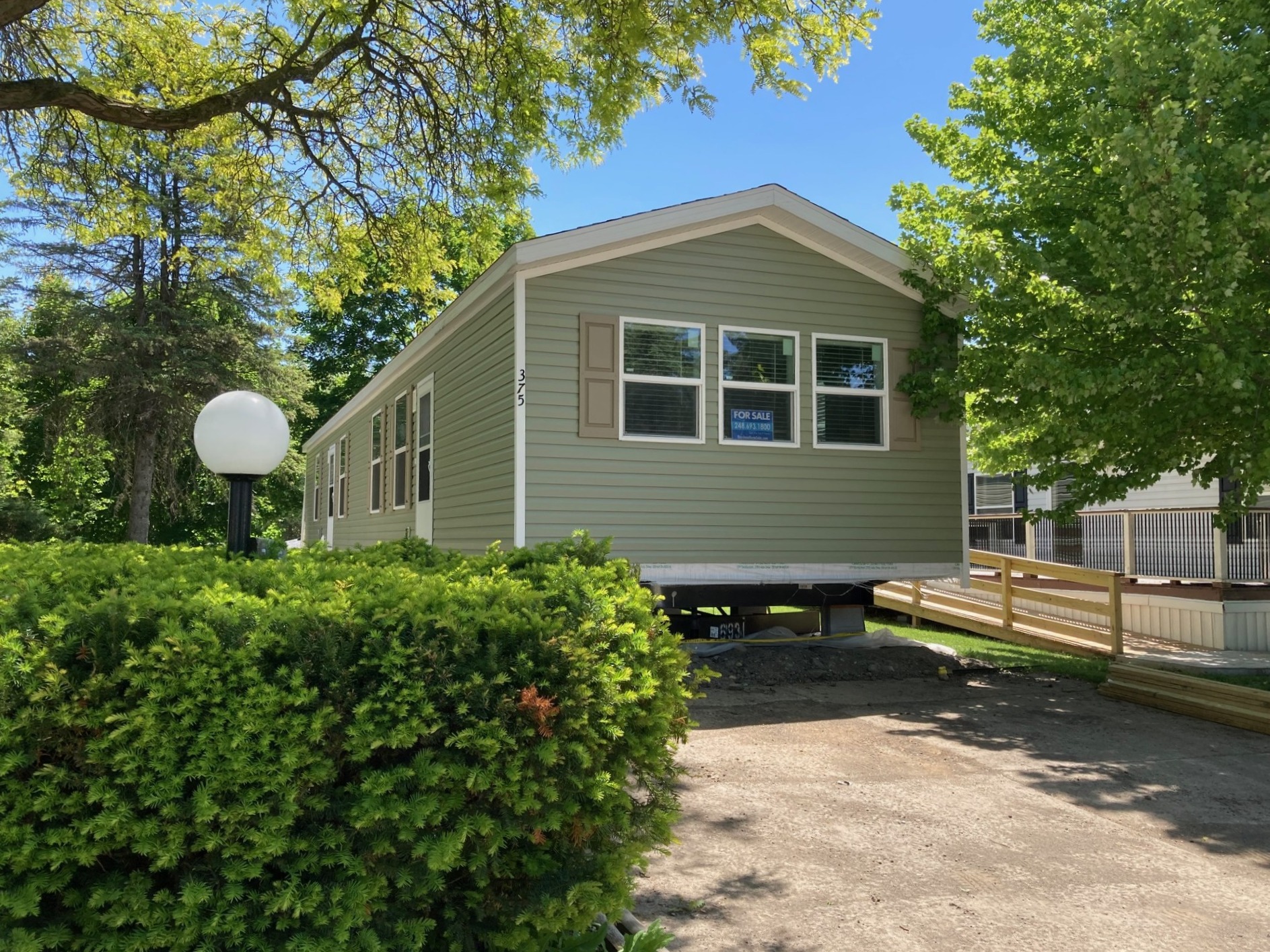A photo of the home