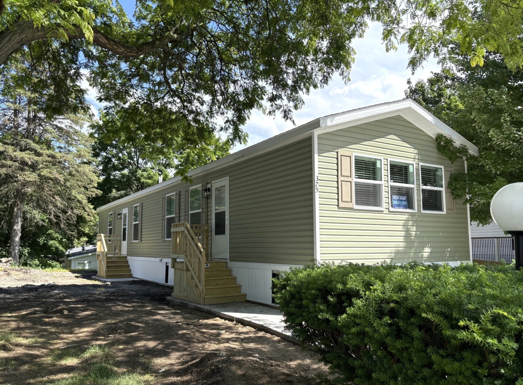 A photo of the home